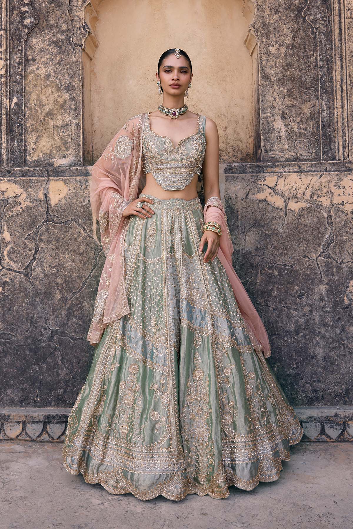 Wafa Lehenga Set