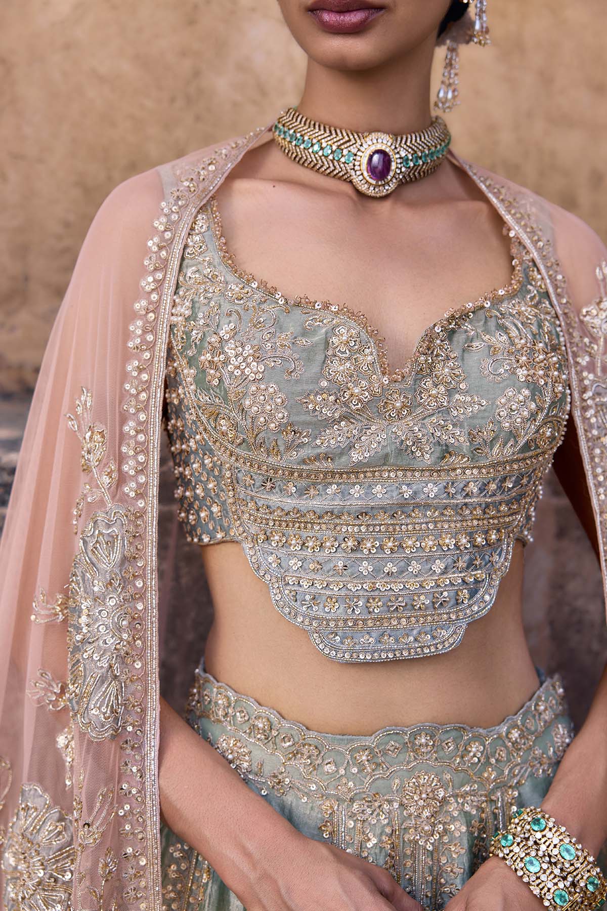 Wafa Lehenga Set