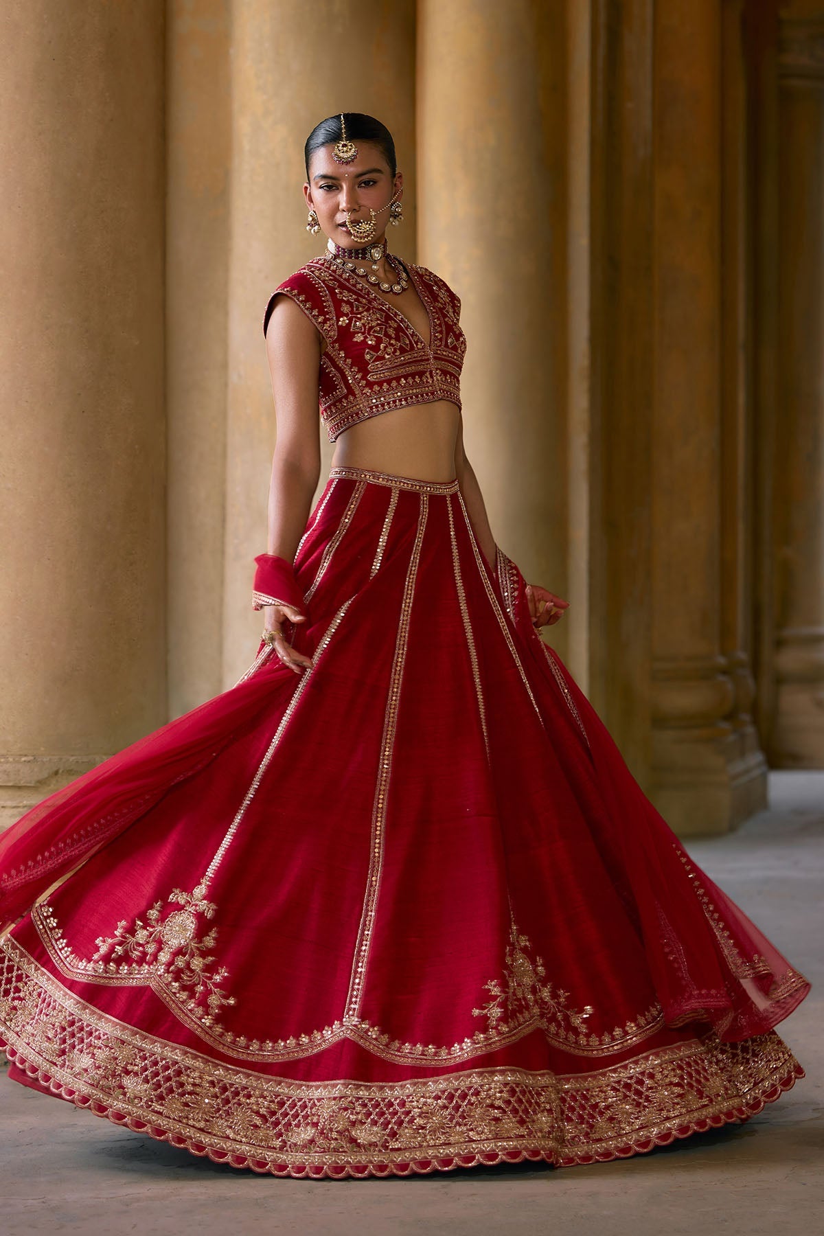 Raqs Lehenga Set