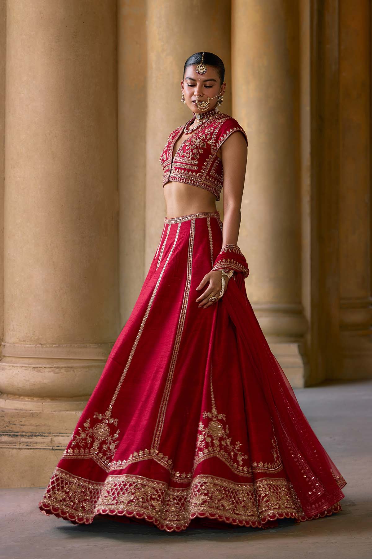 Raqs Lehenga Set