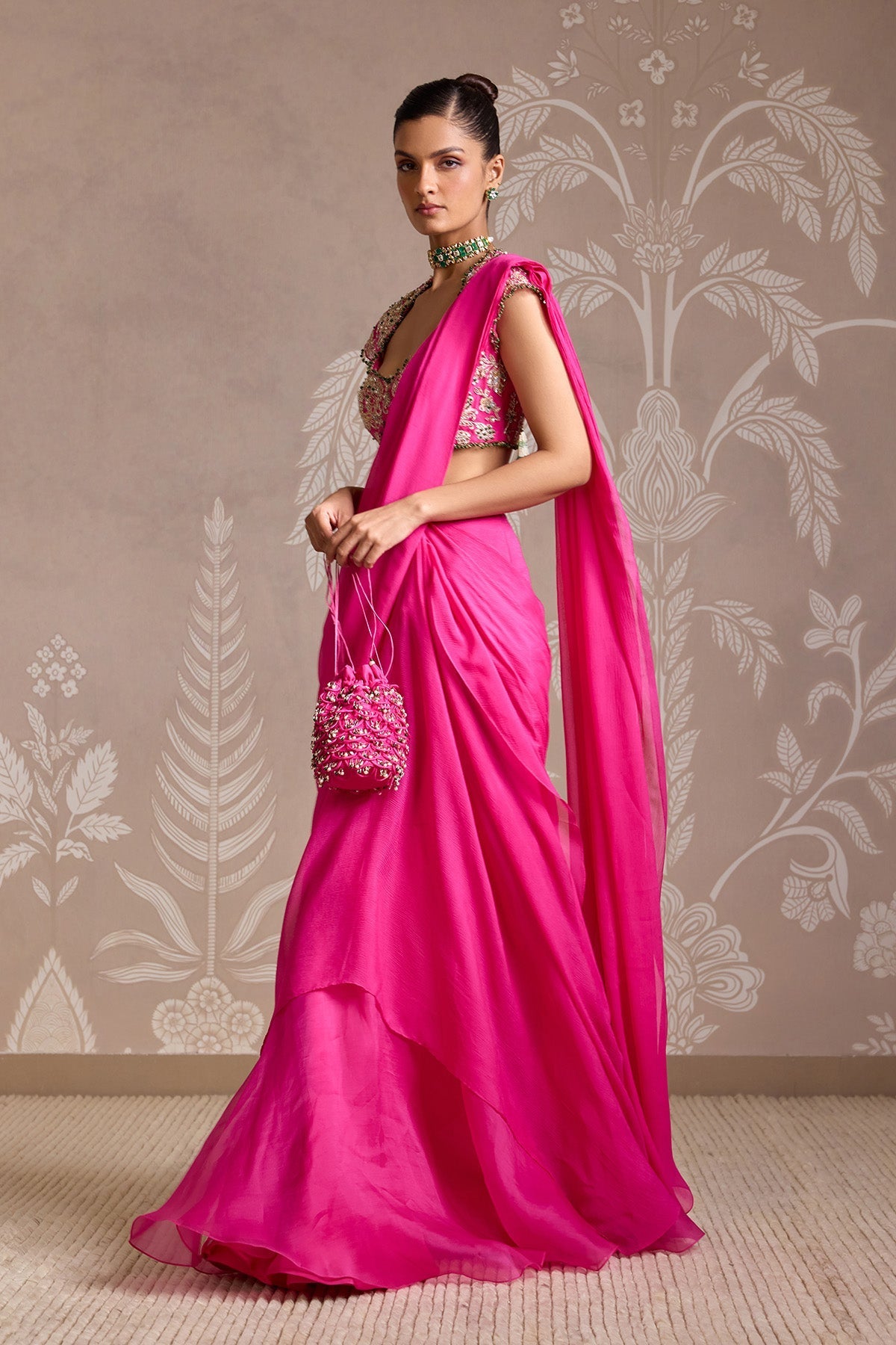 Twined Saree Set - Ready To Ship