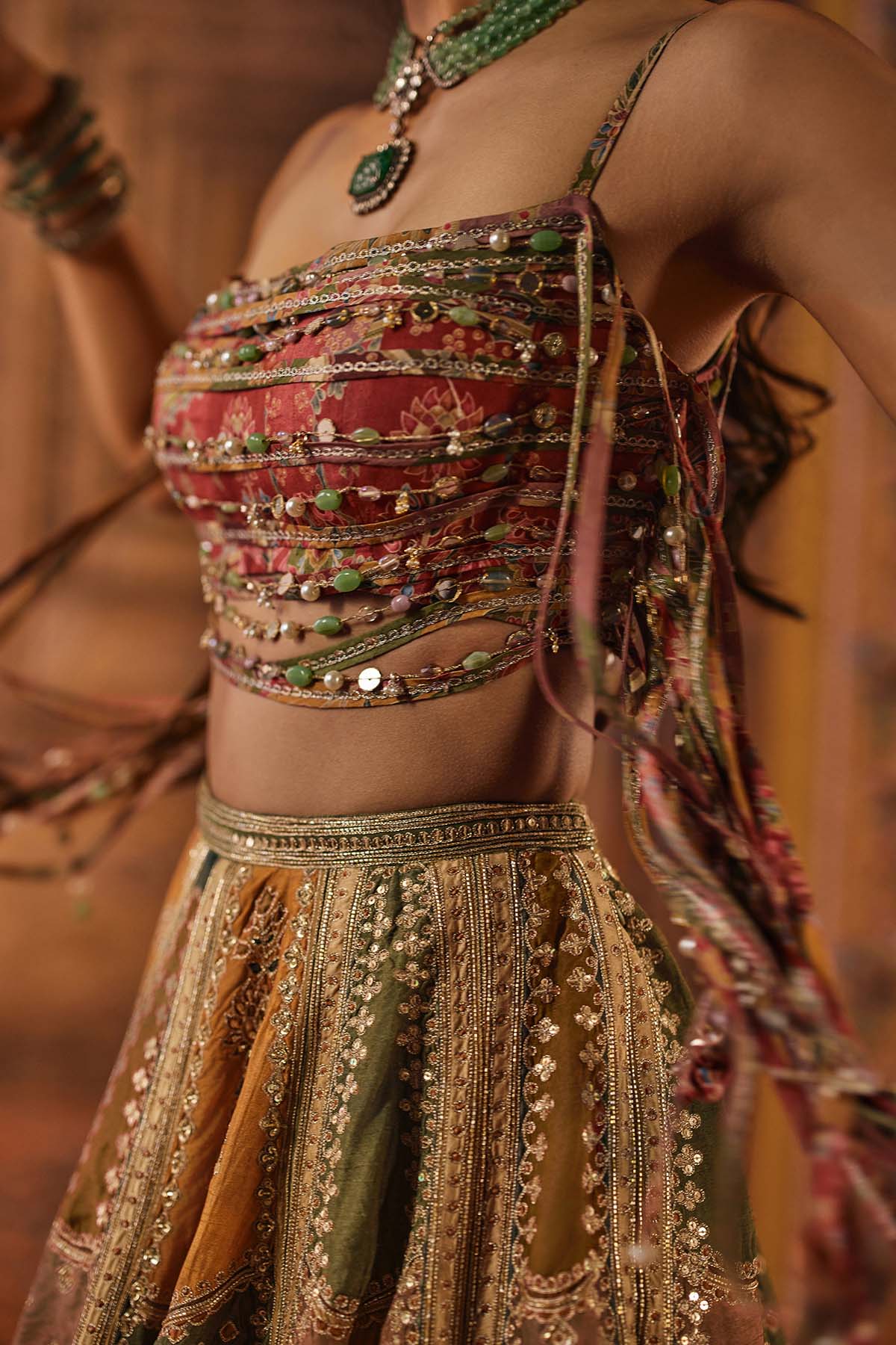Jhoom Lehenga Set