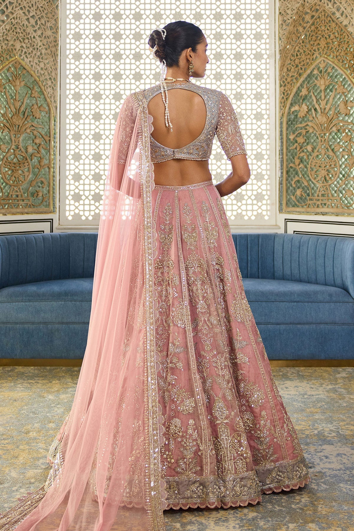 Blush Lehenga Set