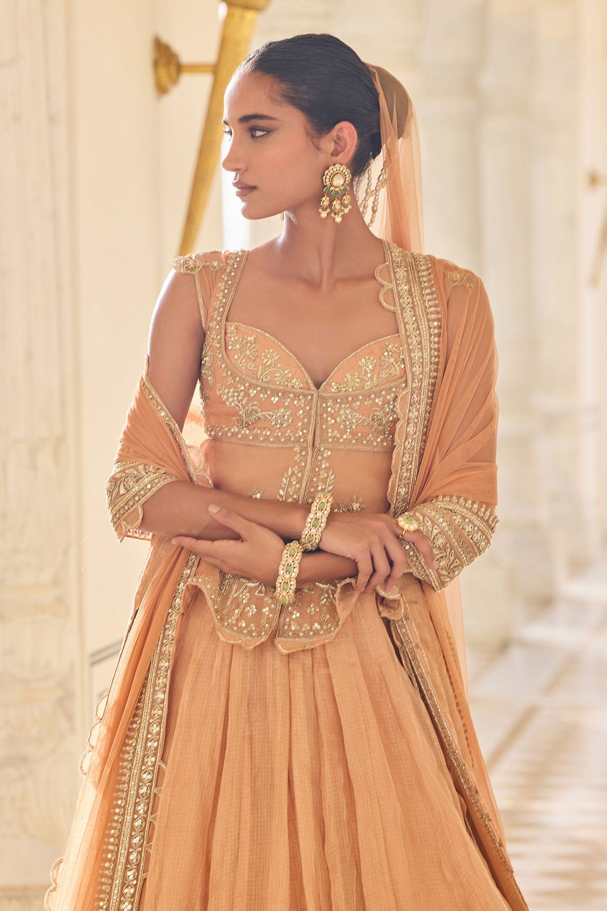 Lustre Lehenga Set