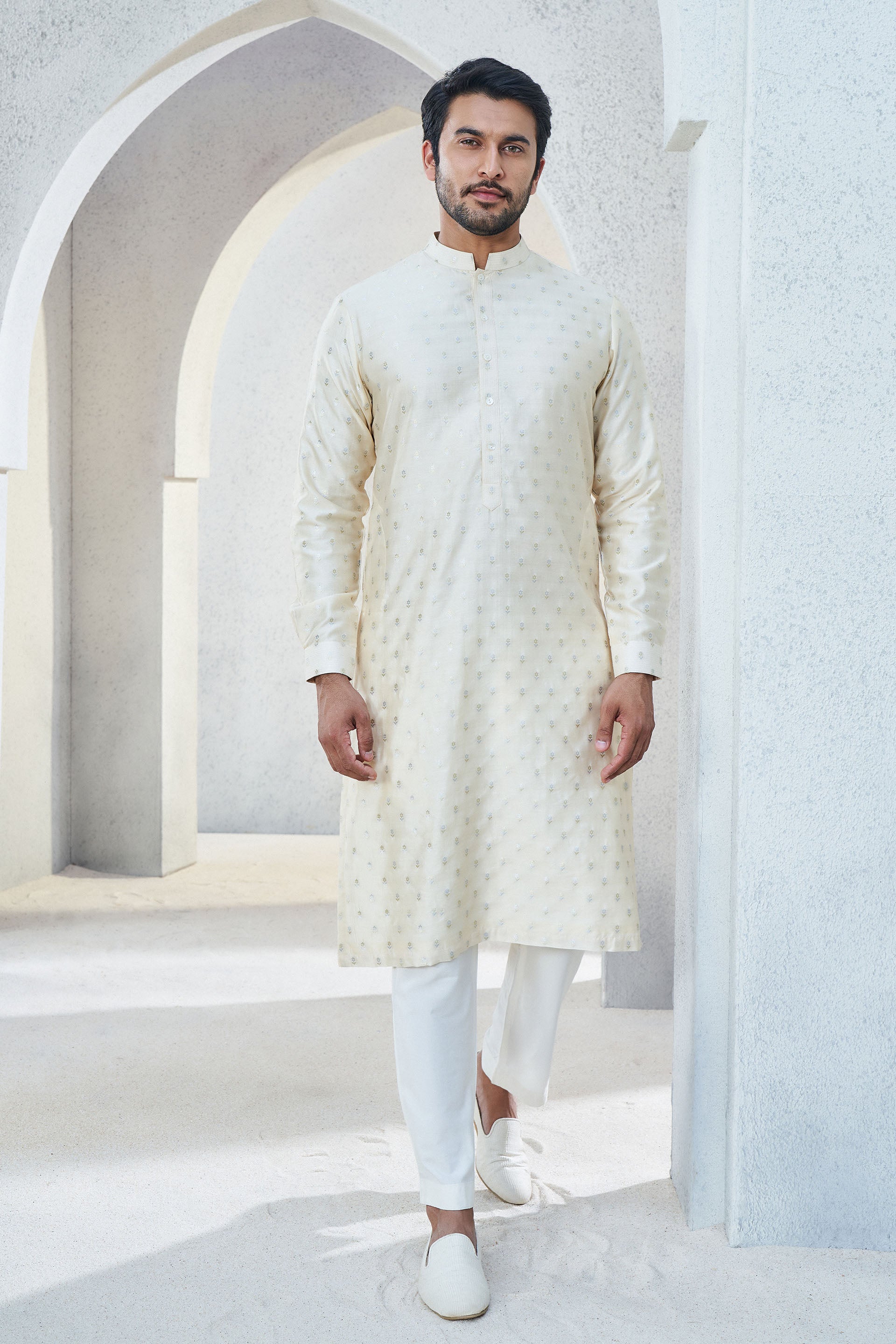ALMAN KURTA - OFF WHITE