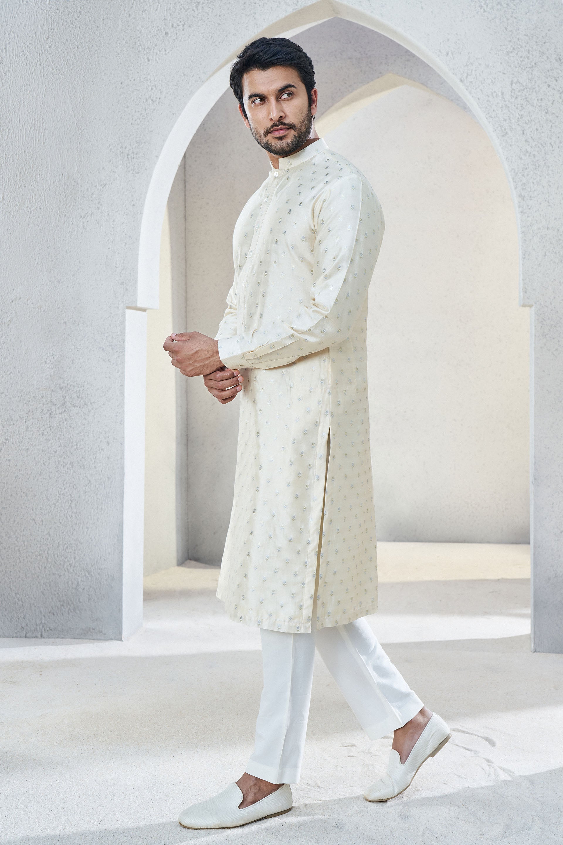 ALMAN KURTA - OFF WHITE