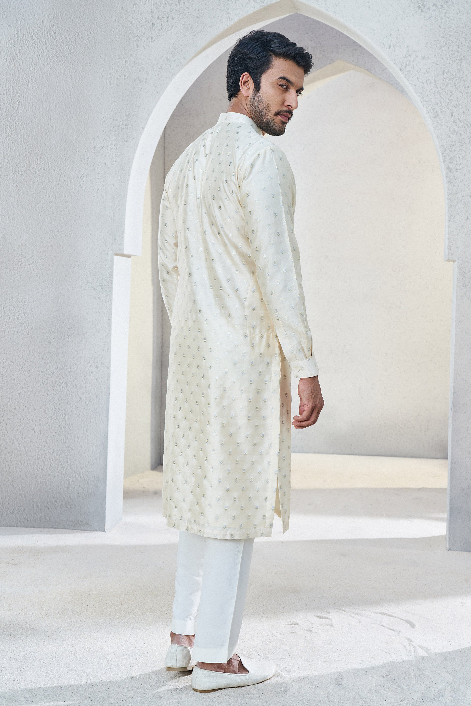ALMAN KURTA - OFF WHITE
