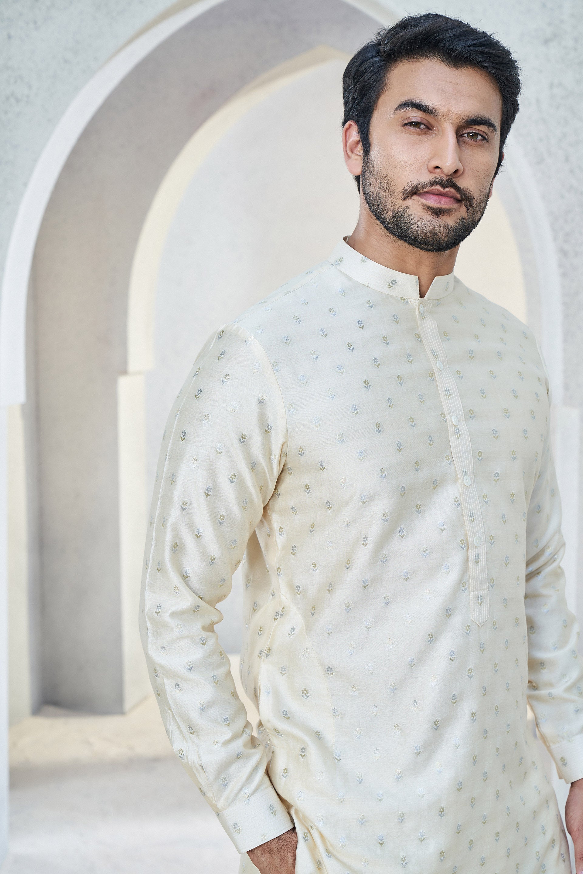 ALMAN KURTA - OFF WHITE