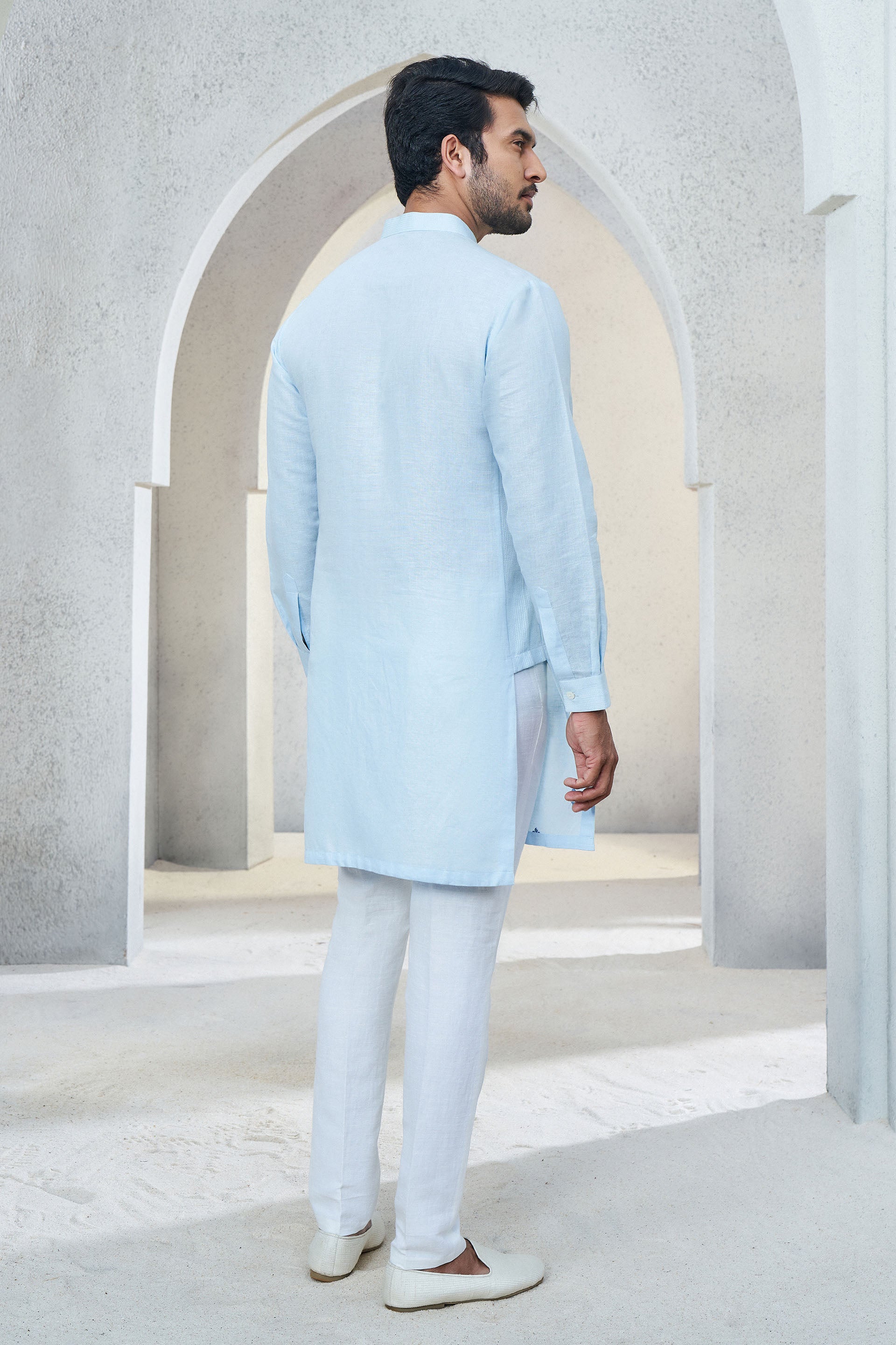 KESHAV KURTA - POWDER BLUE
