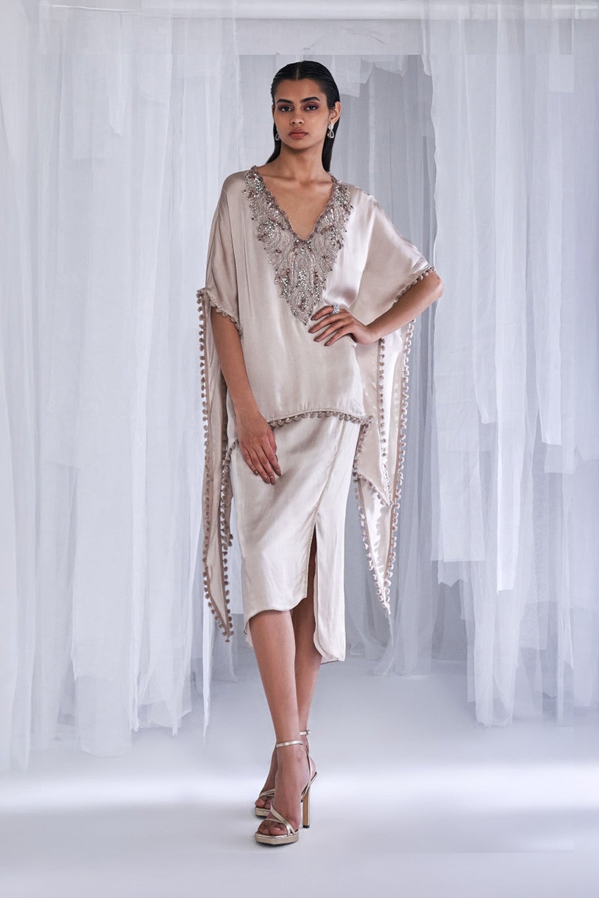 "Addelyn" Short Kurti And Skirt