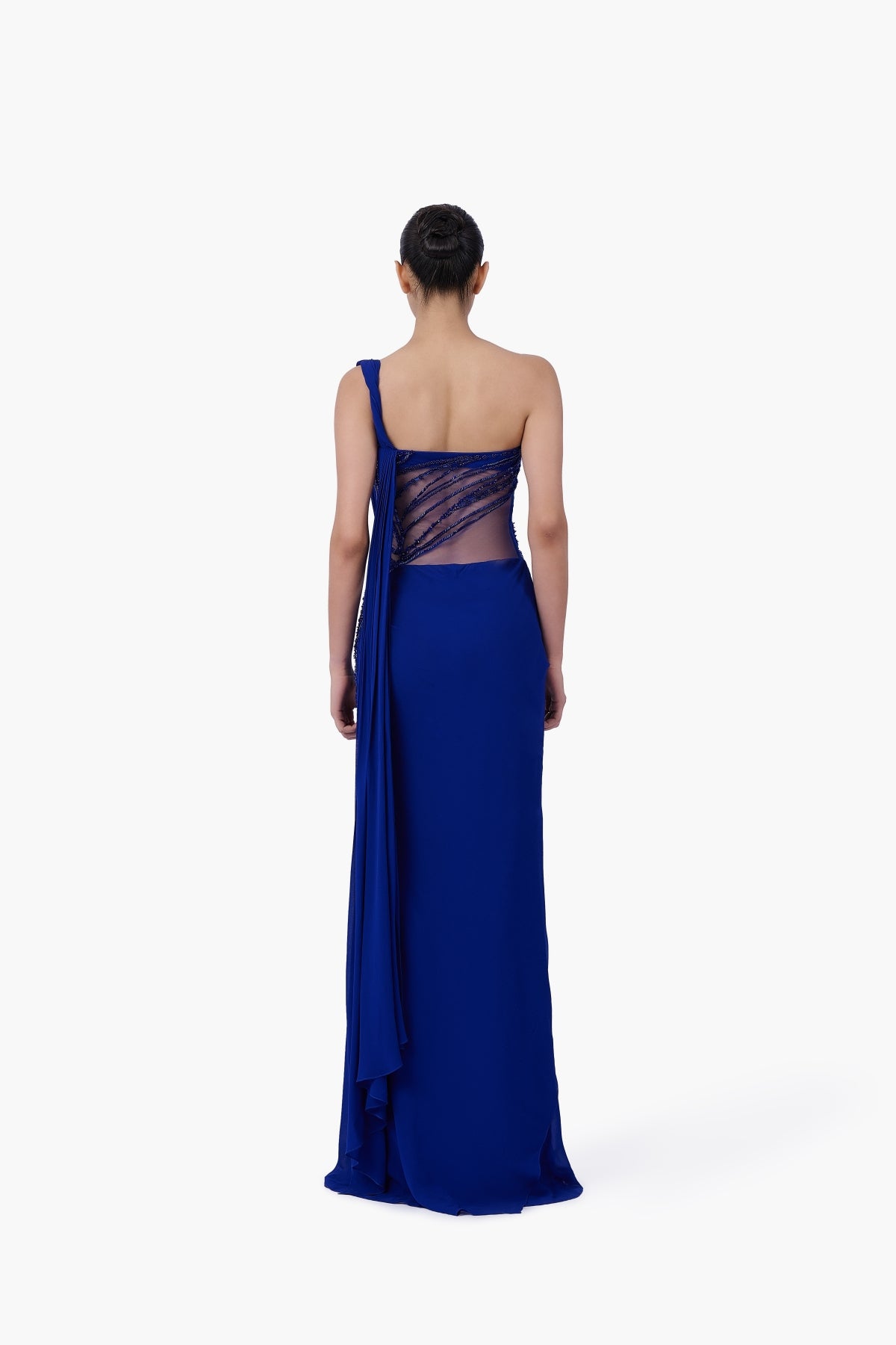 The Embellished Bodice Saree Gown