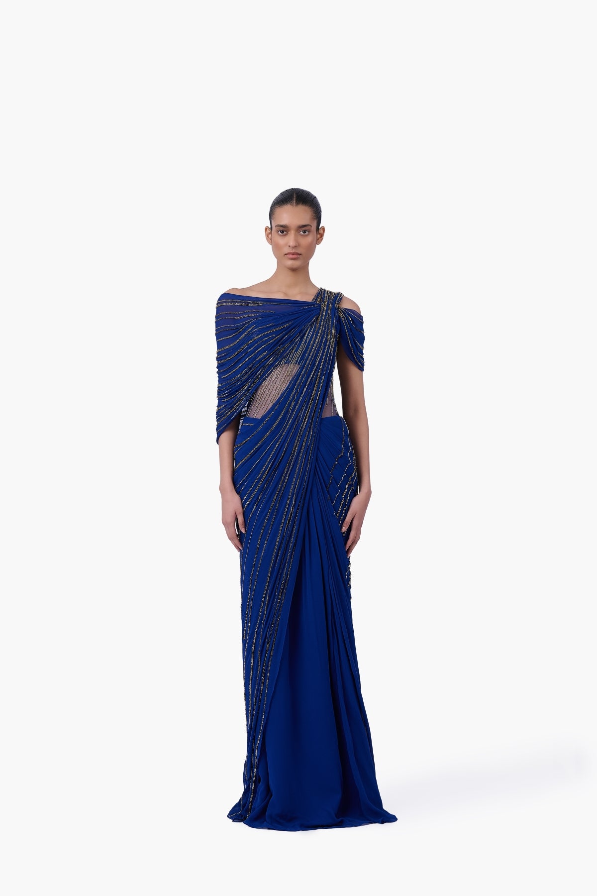 The Meridian Drape Saree Gown