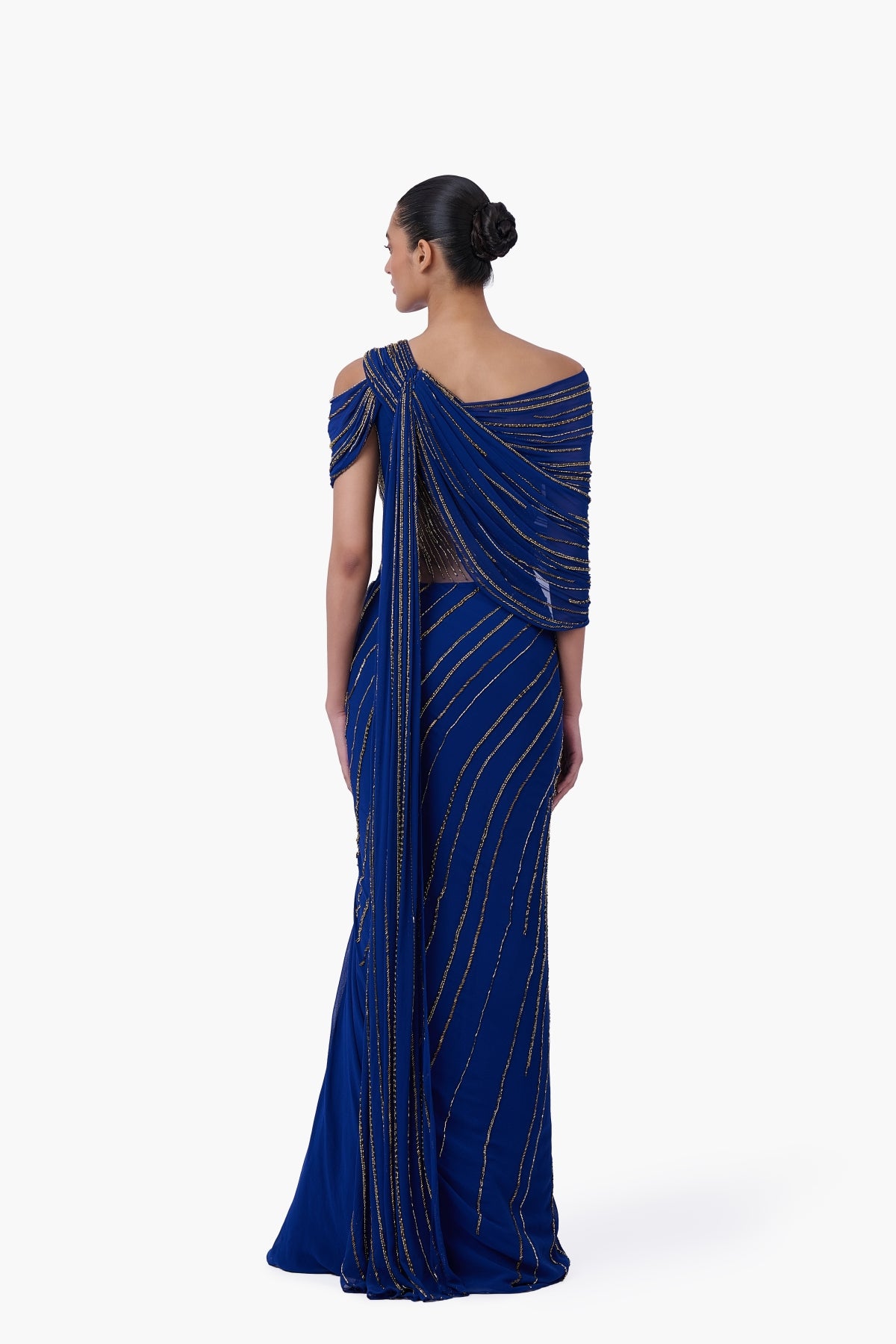 The Meridian Drape Saree Gown