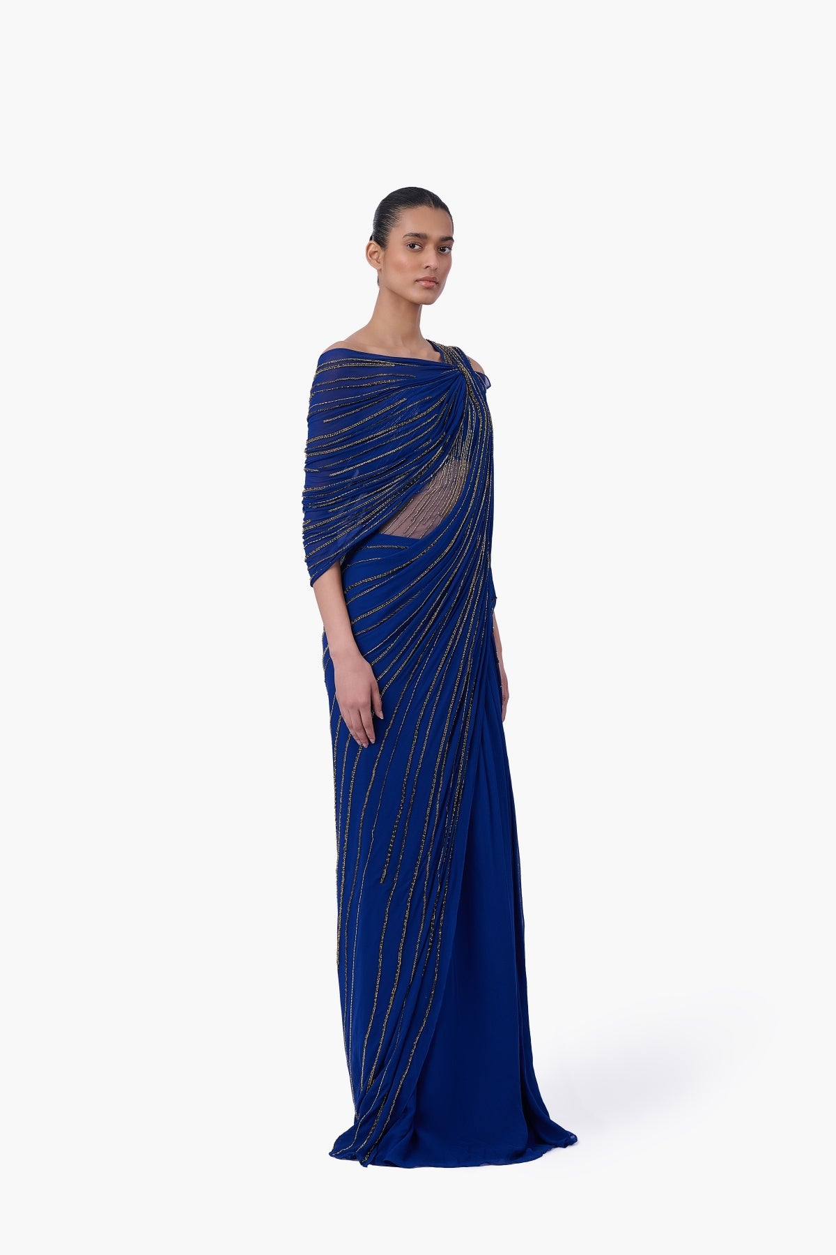 The Meridian Drape Saree Gown