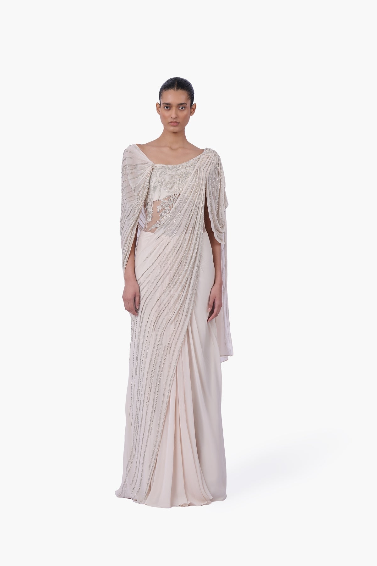 The Halo Drape Gown