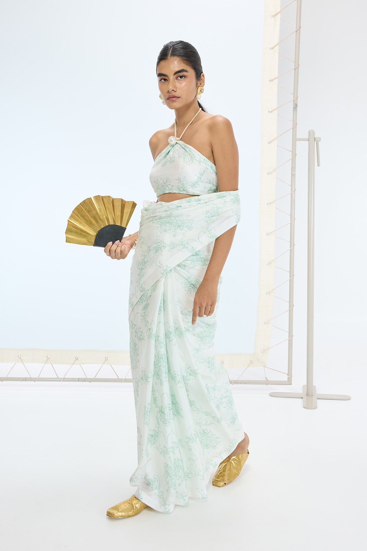 The Ruby Saree in Green