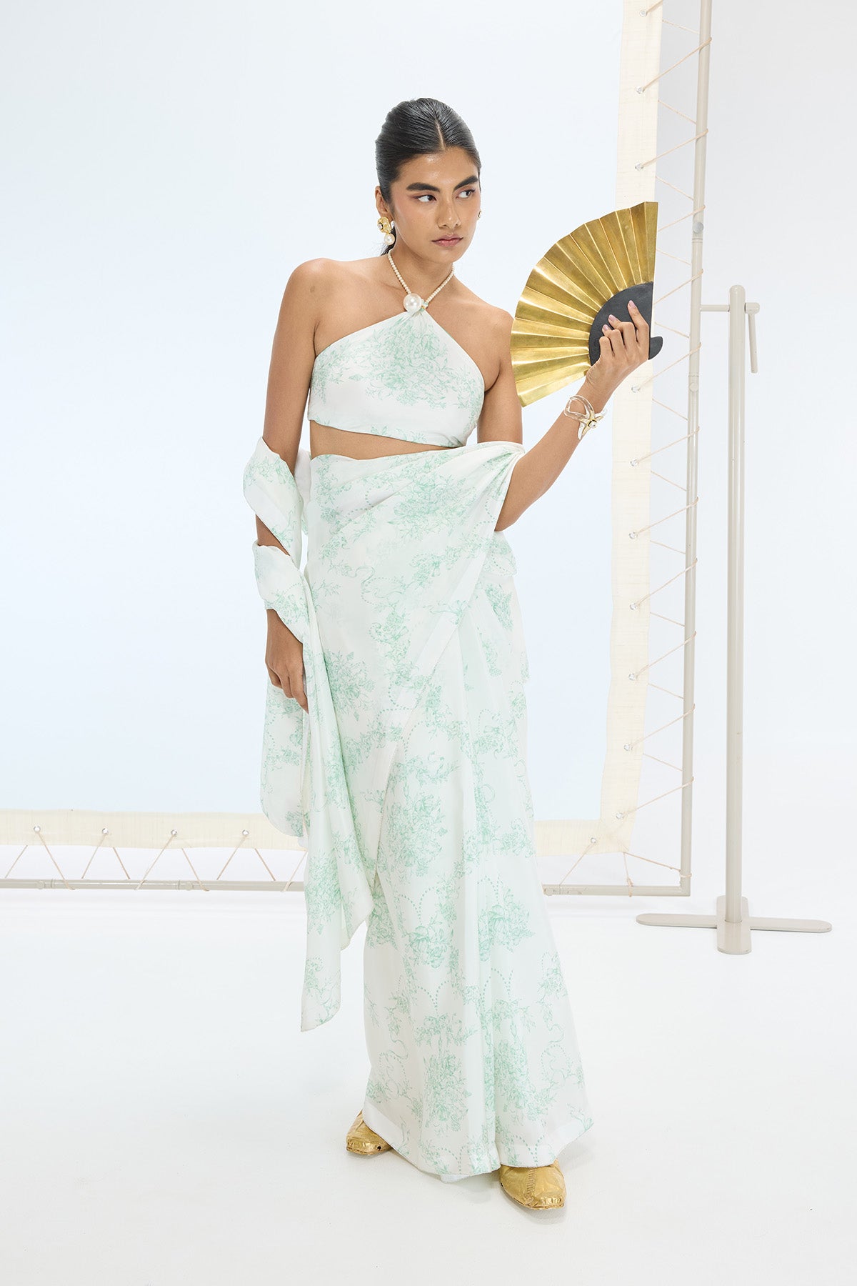 The Ruby Saree in Green