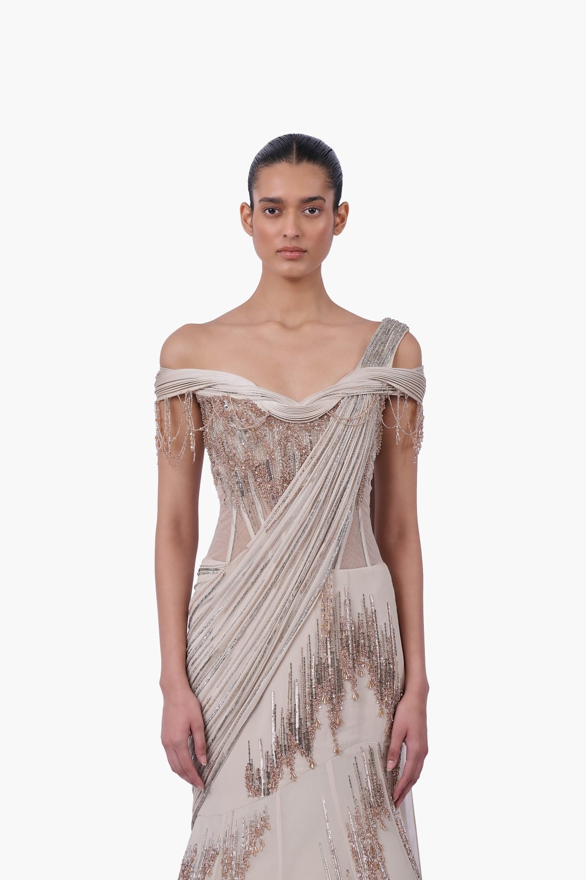 The Sovereign Drape Lehenga