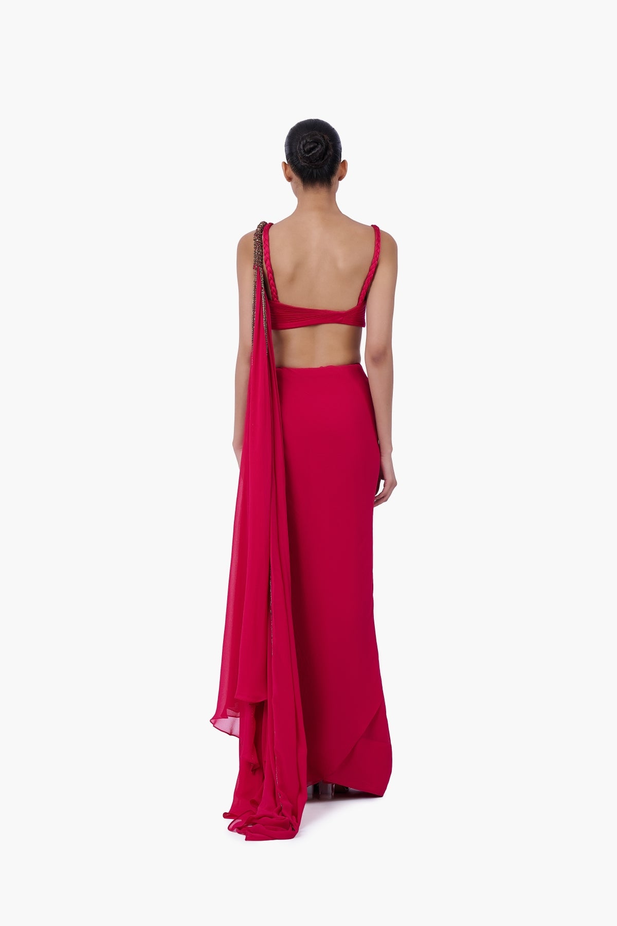 The Cascade Chain Saree