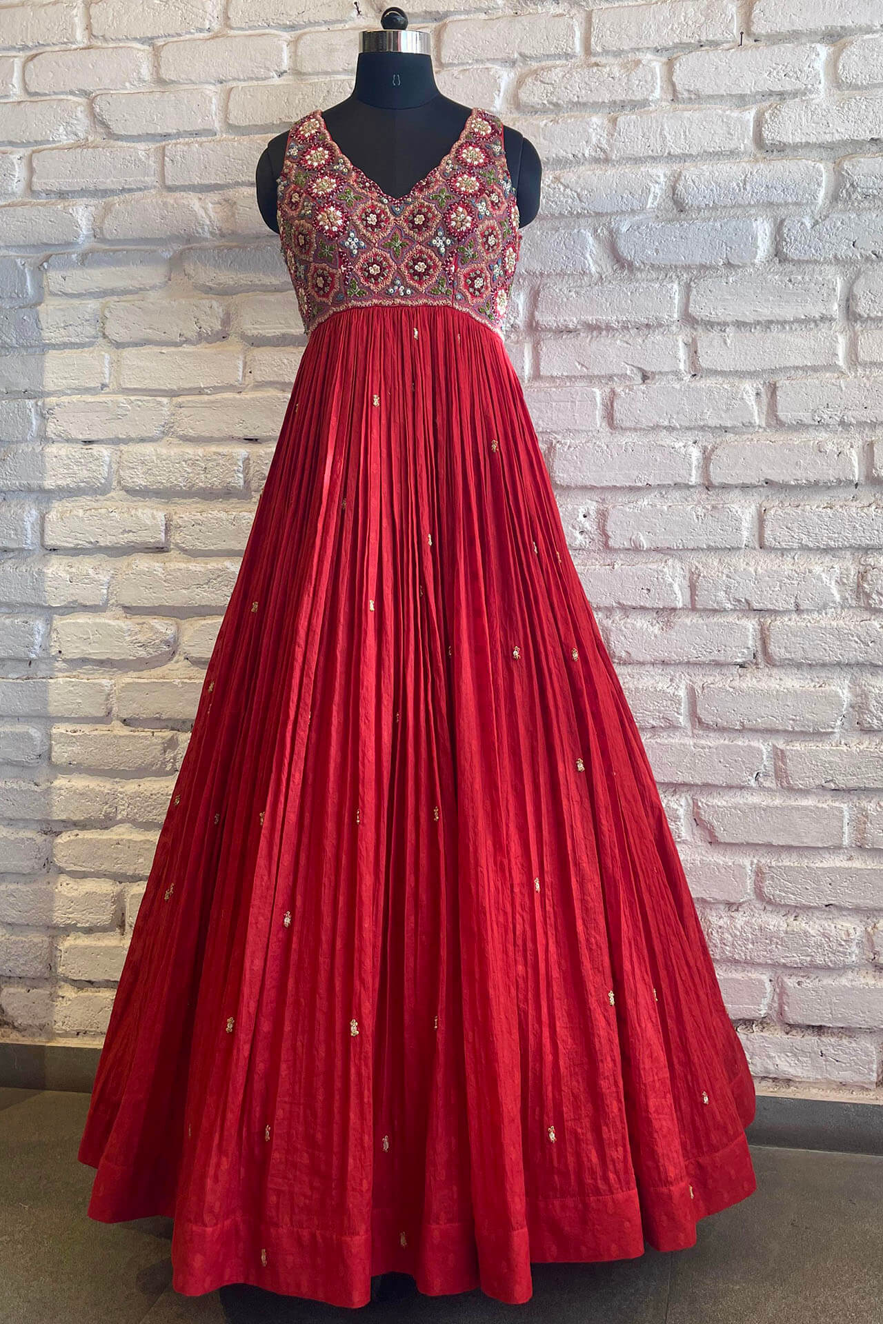 Red Marodi work gown