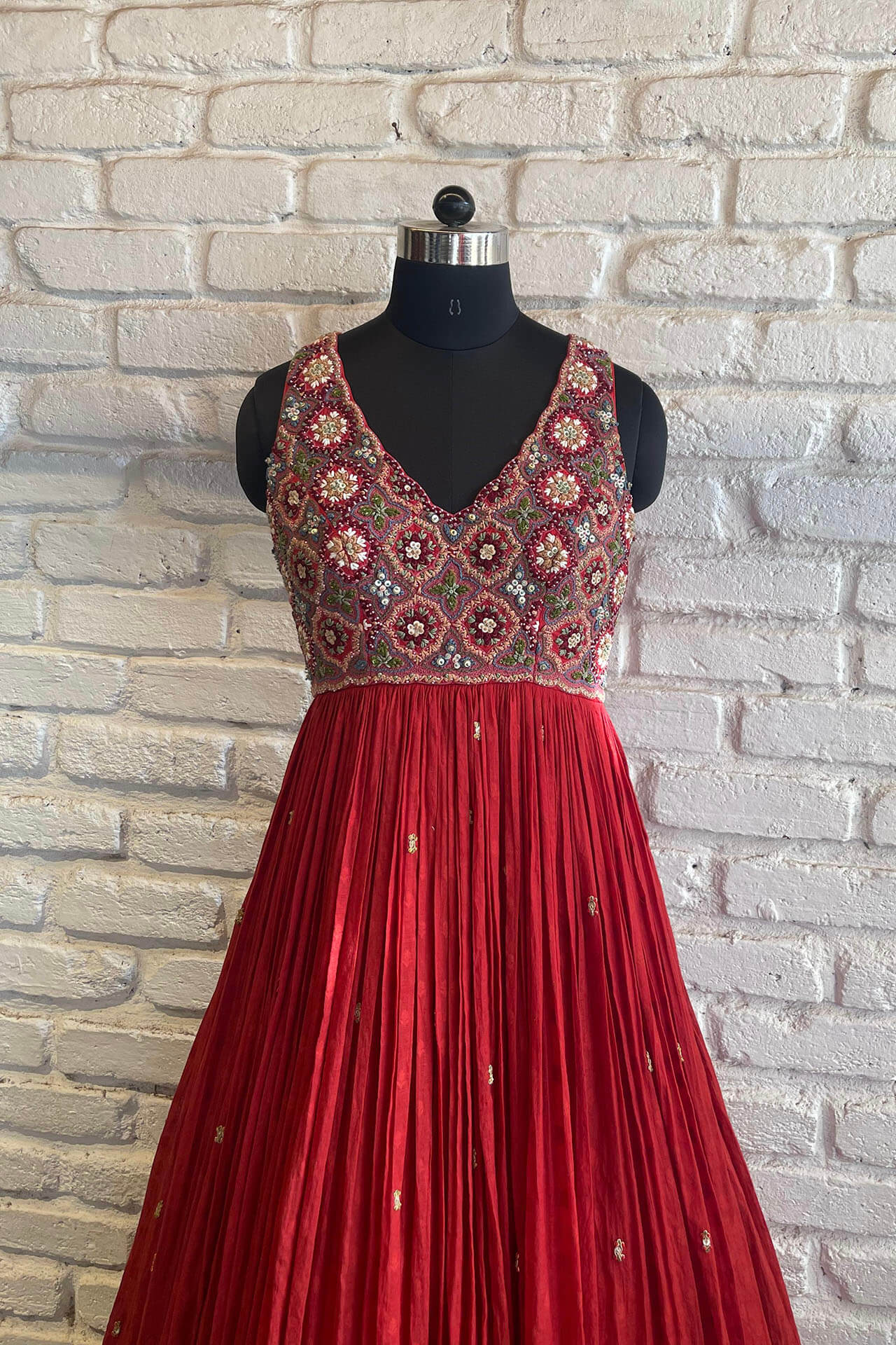 Red Marodi work gown