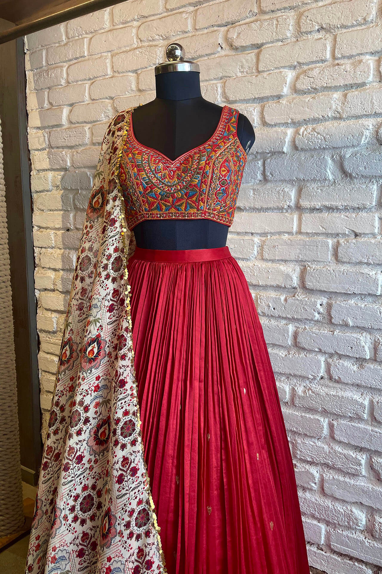 Red Heart Lehenga