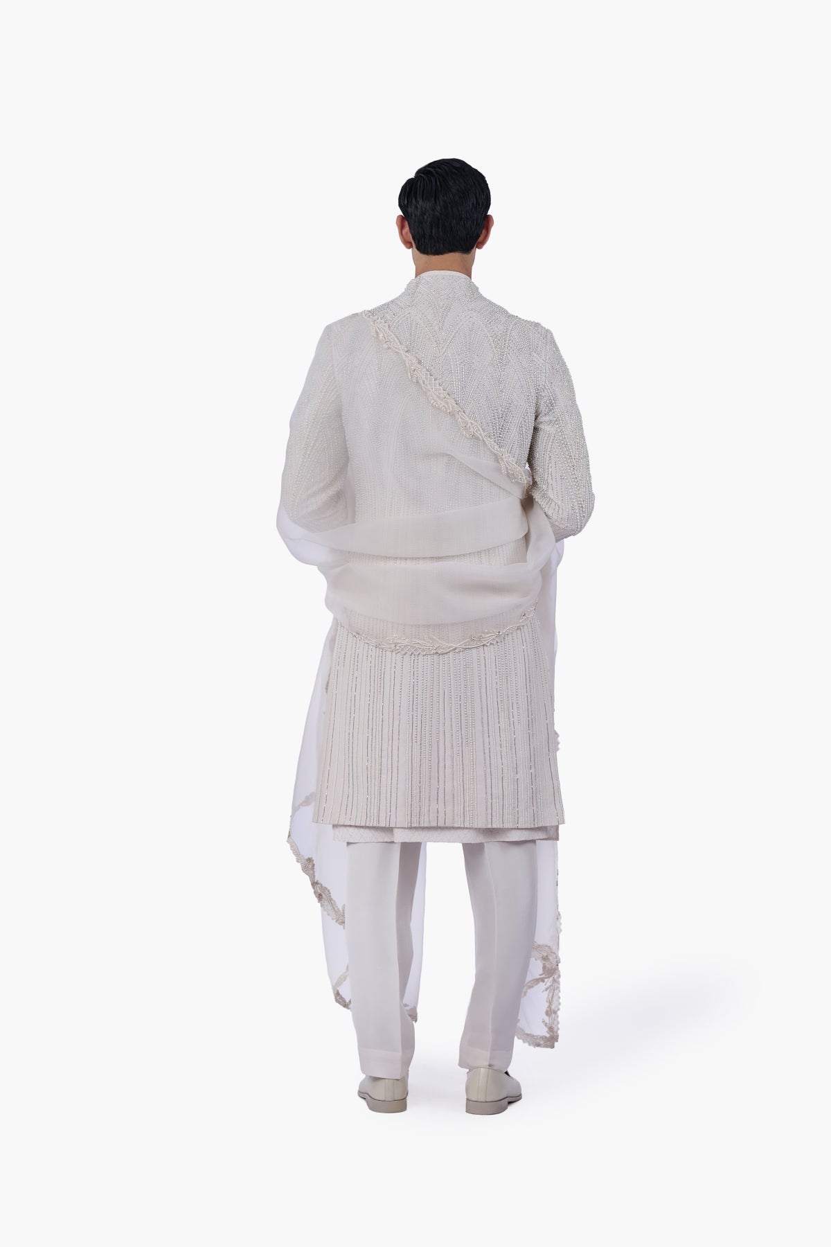 Pearl Architectural Line Sherwani