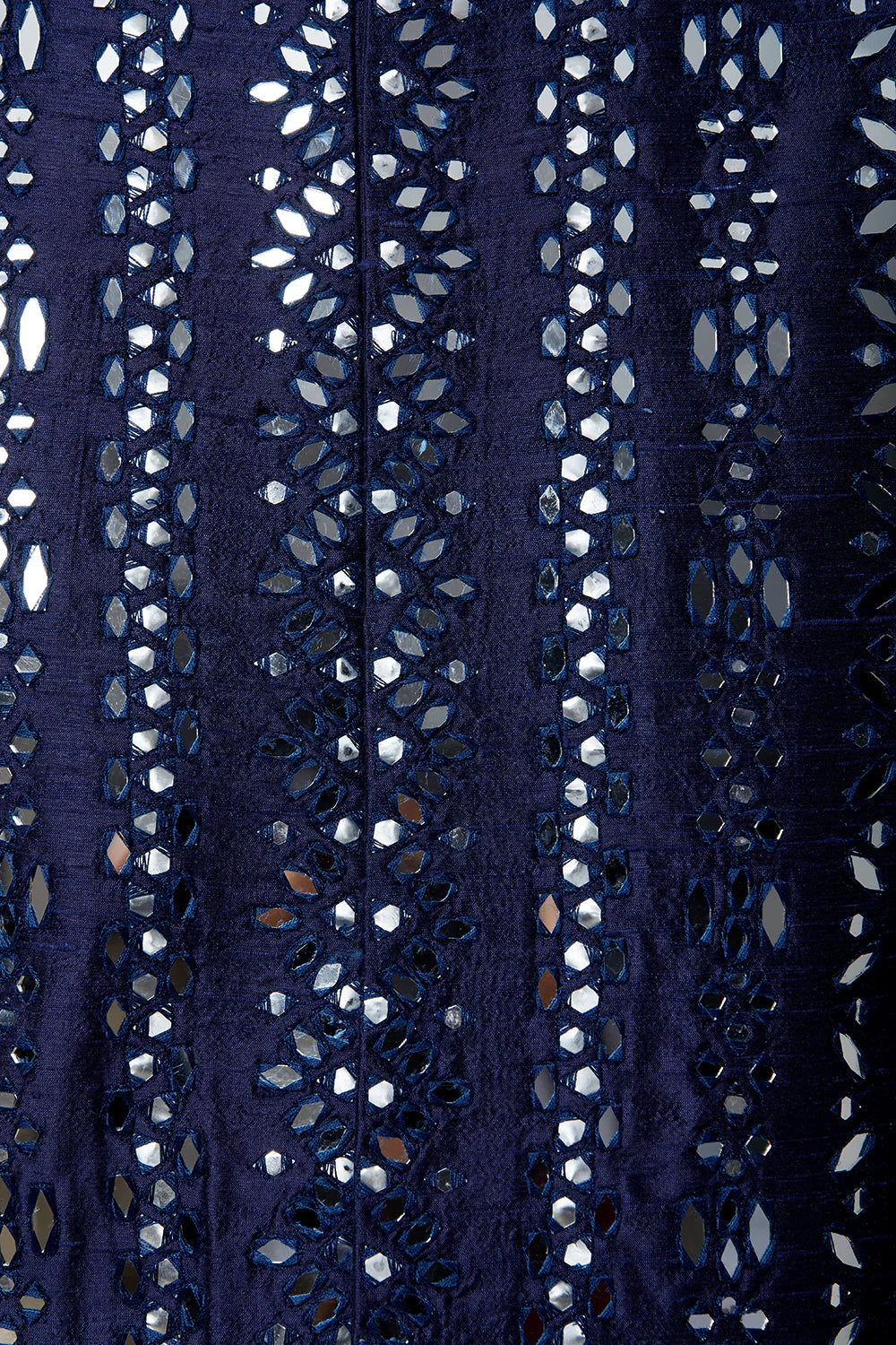 Midnight Mirror Work Sherwani Set