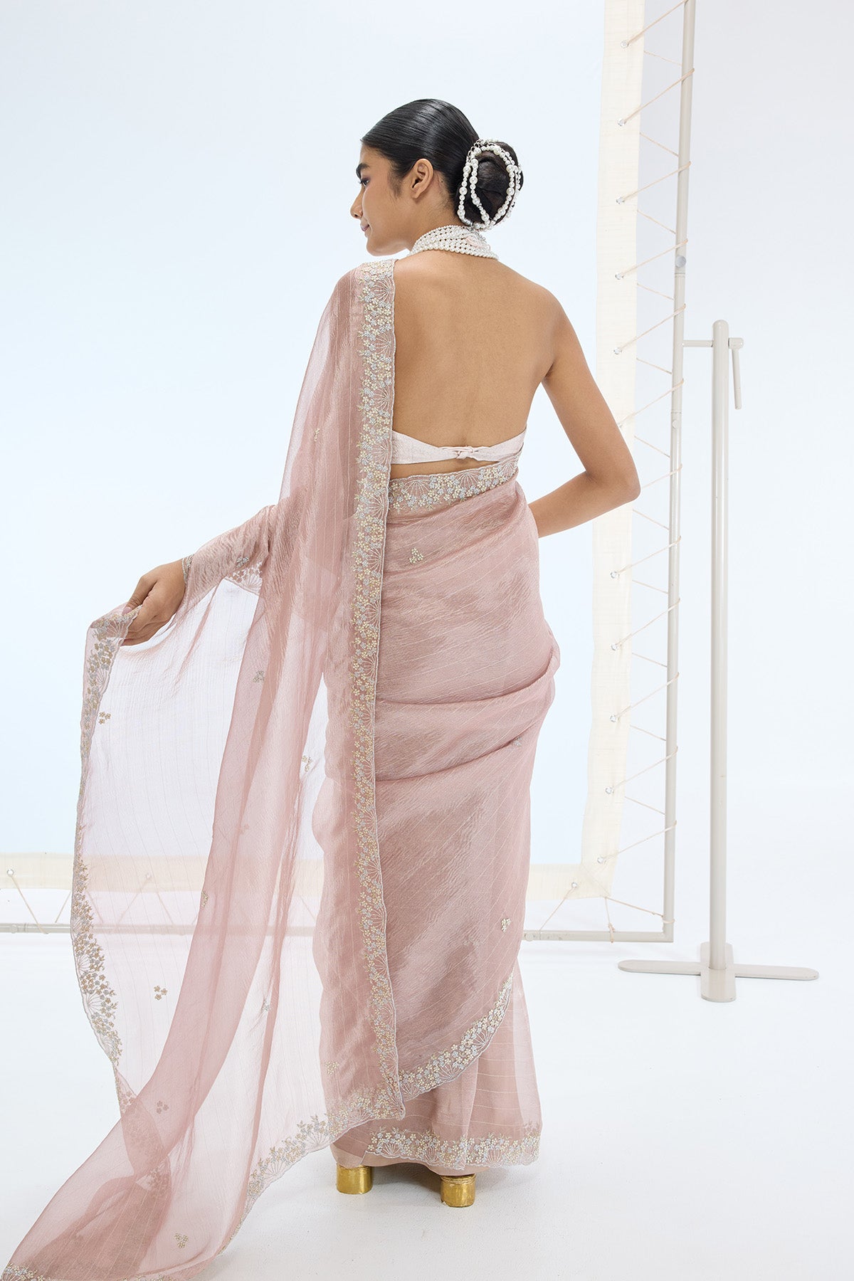 The Eva Saree in Mauve