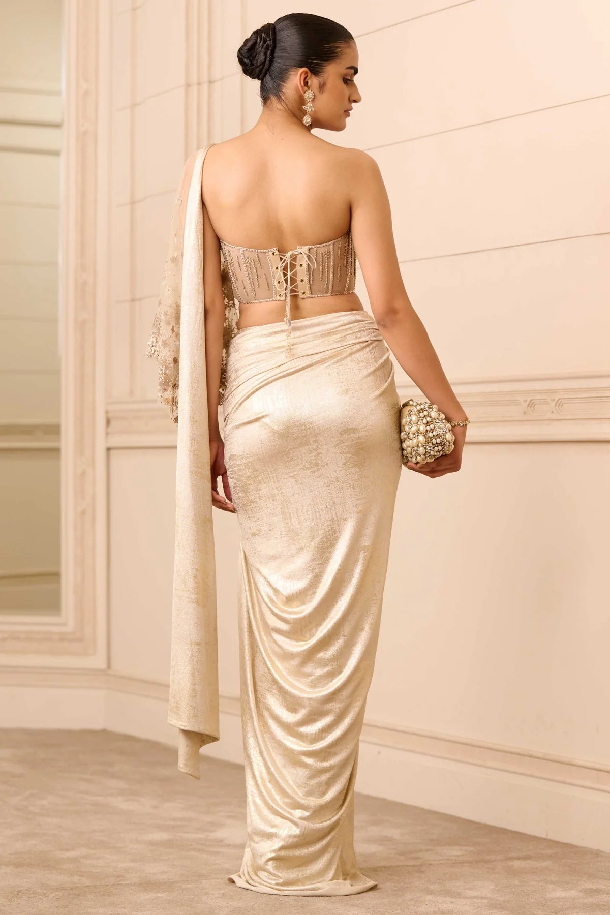 CONCEPT SAREE AND BODYSUIT