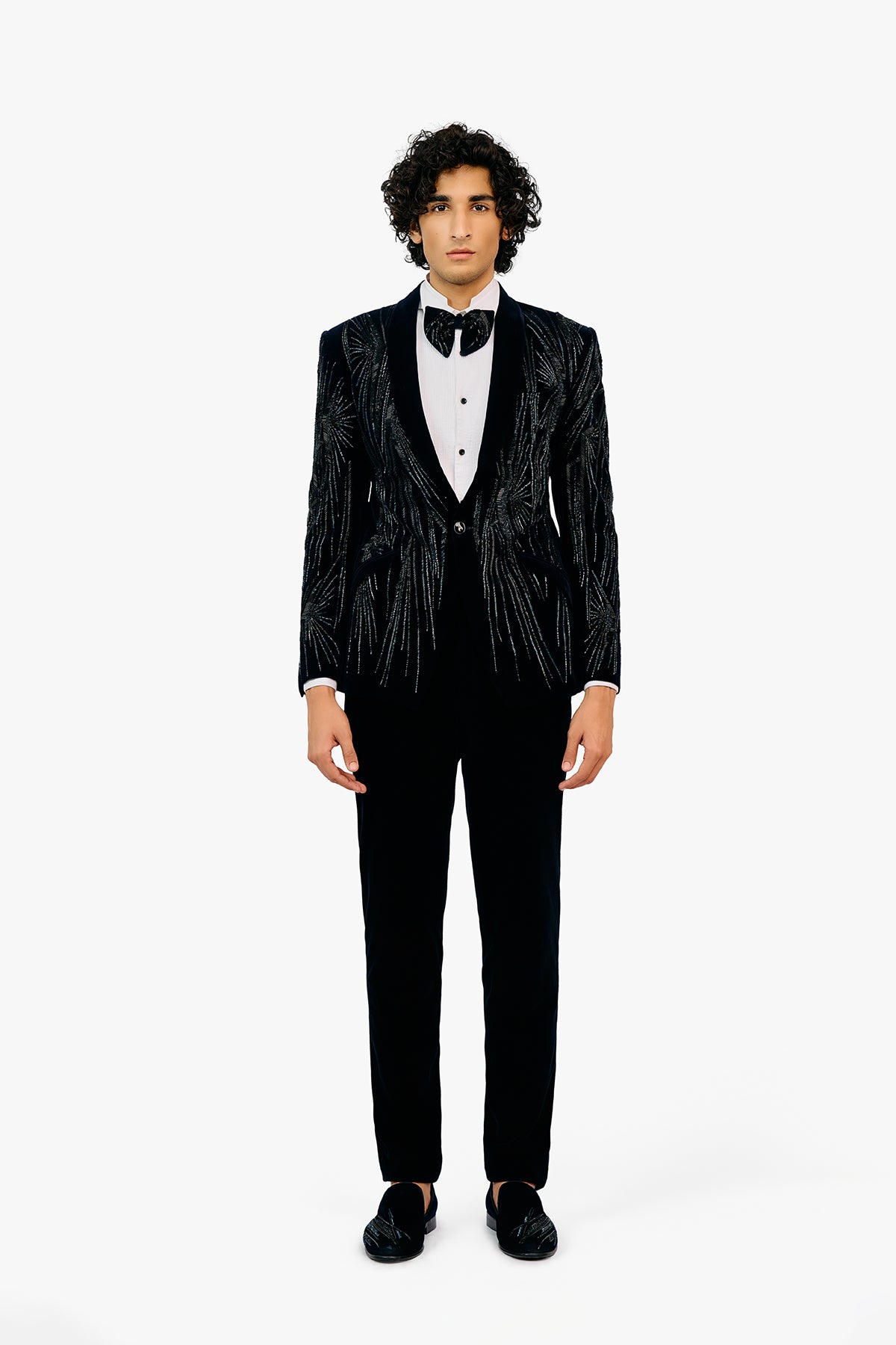 Midnight Shard Embroidered Tuxedo