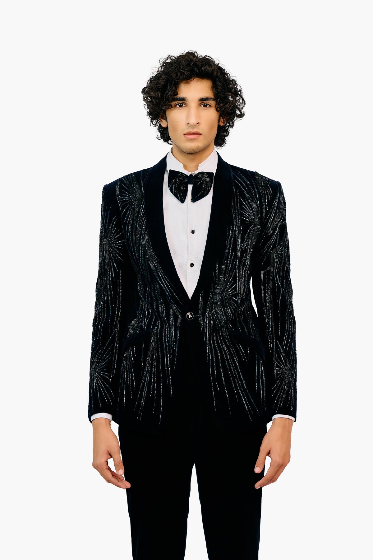 Midnight Shard Embroidered Tuxedo