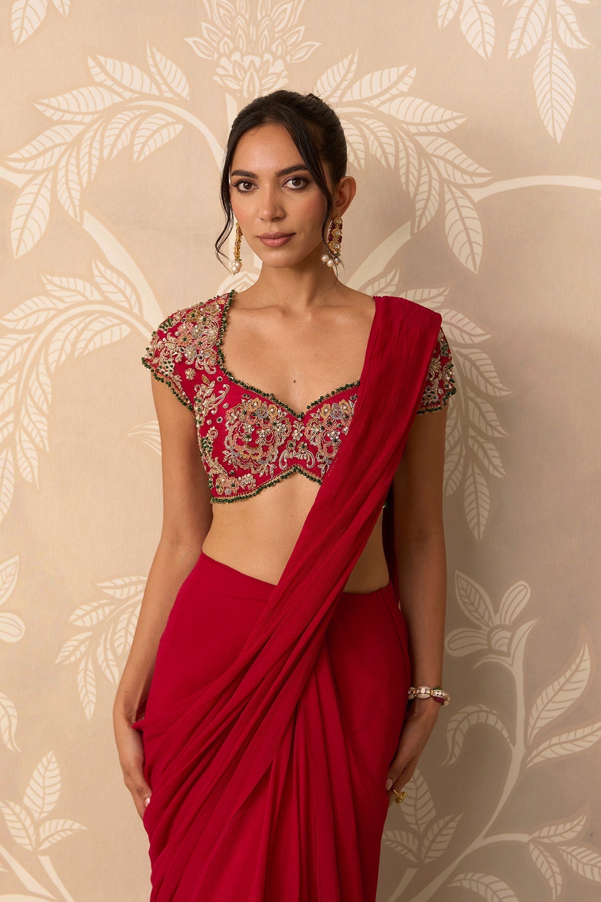 Twined saree set