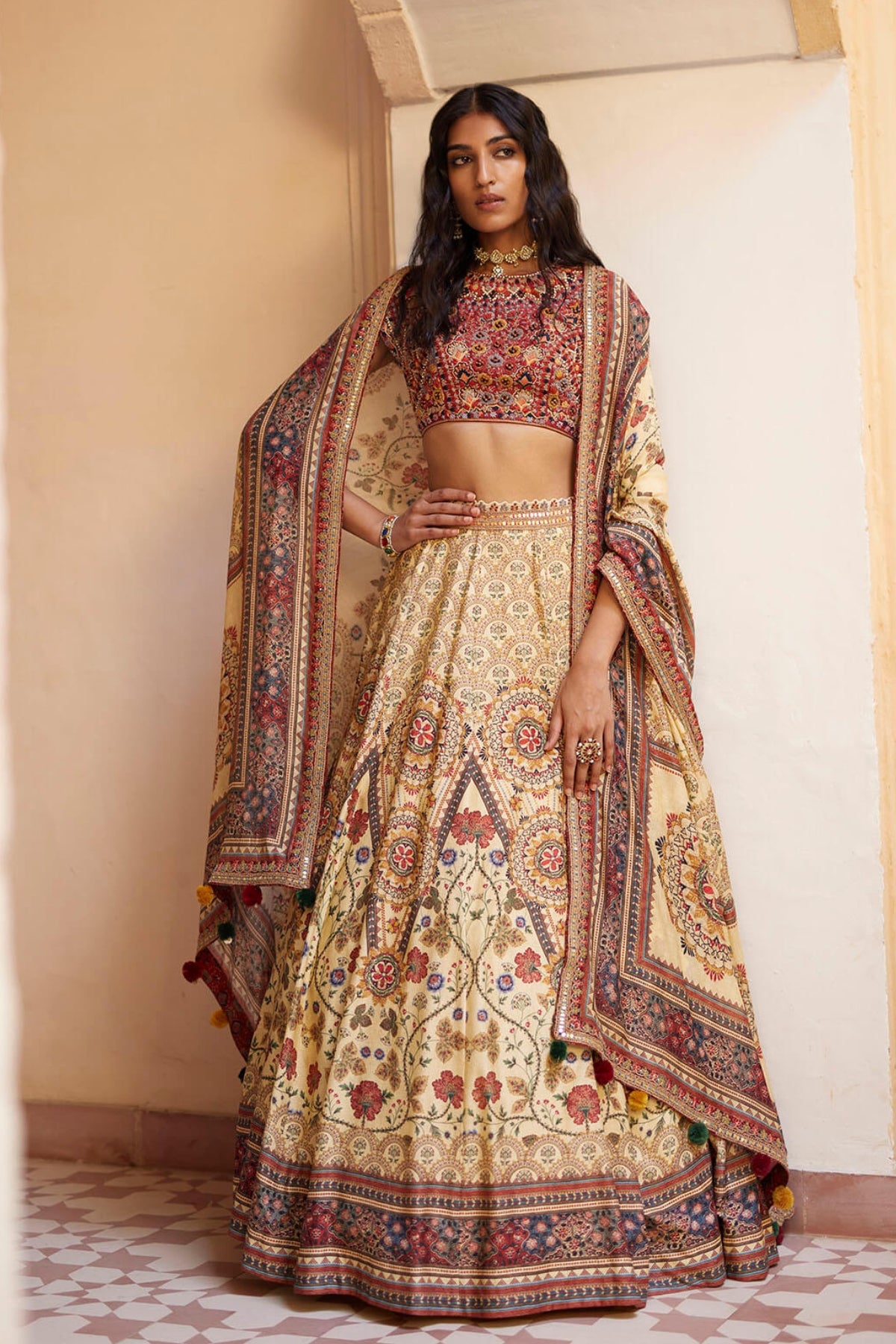 Kashmiri Lehenga