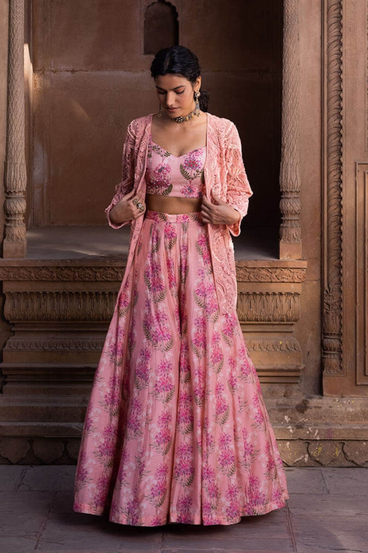 Mystic Pink Jacket Coord Set