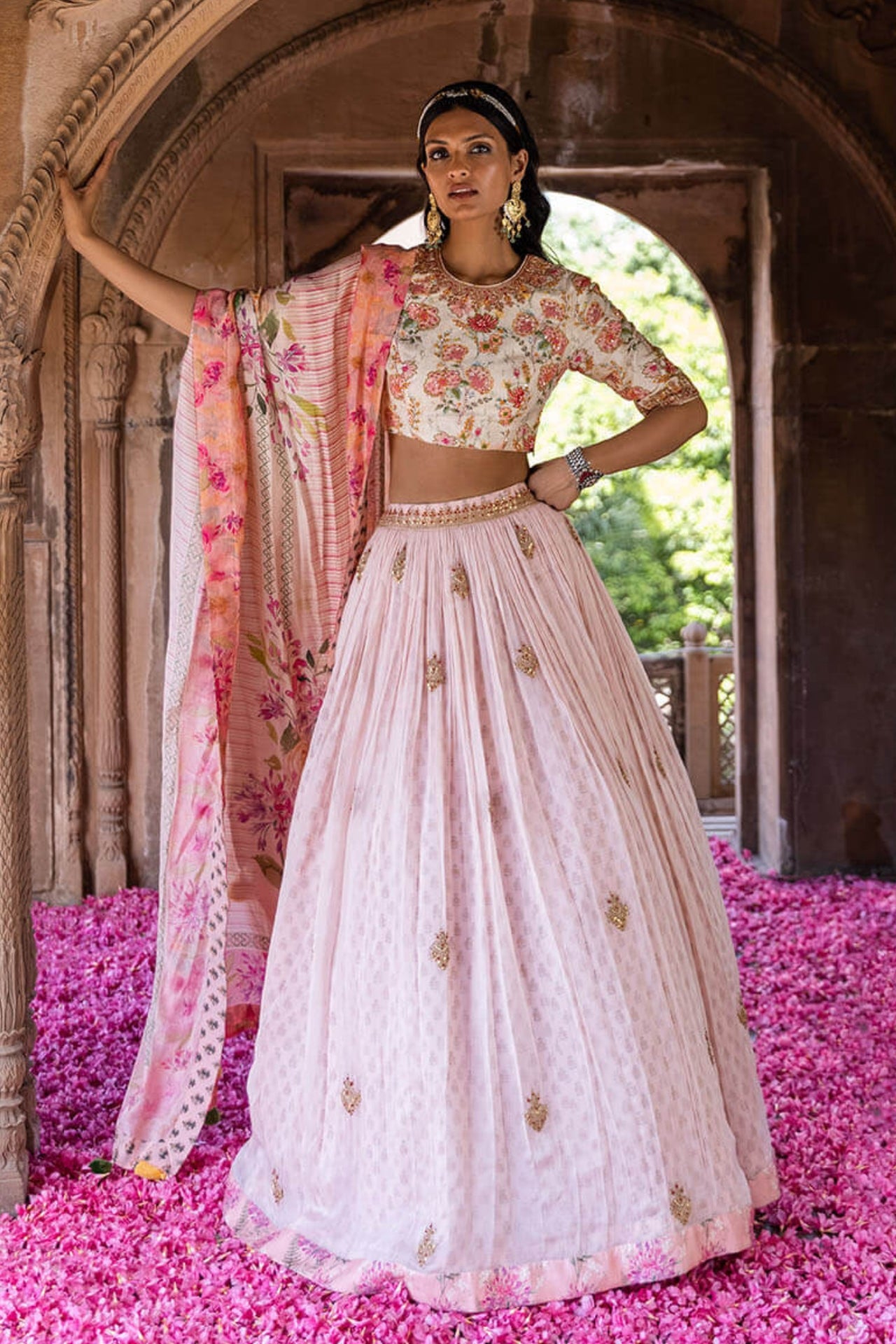 Block Printed Marodi Lehenga