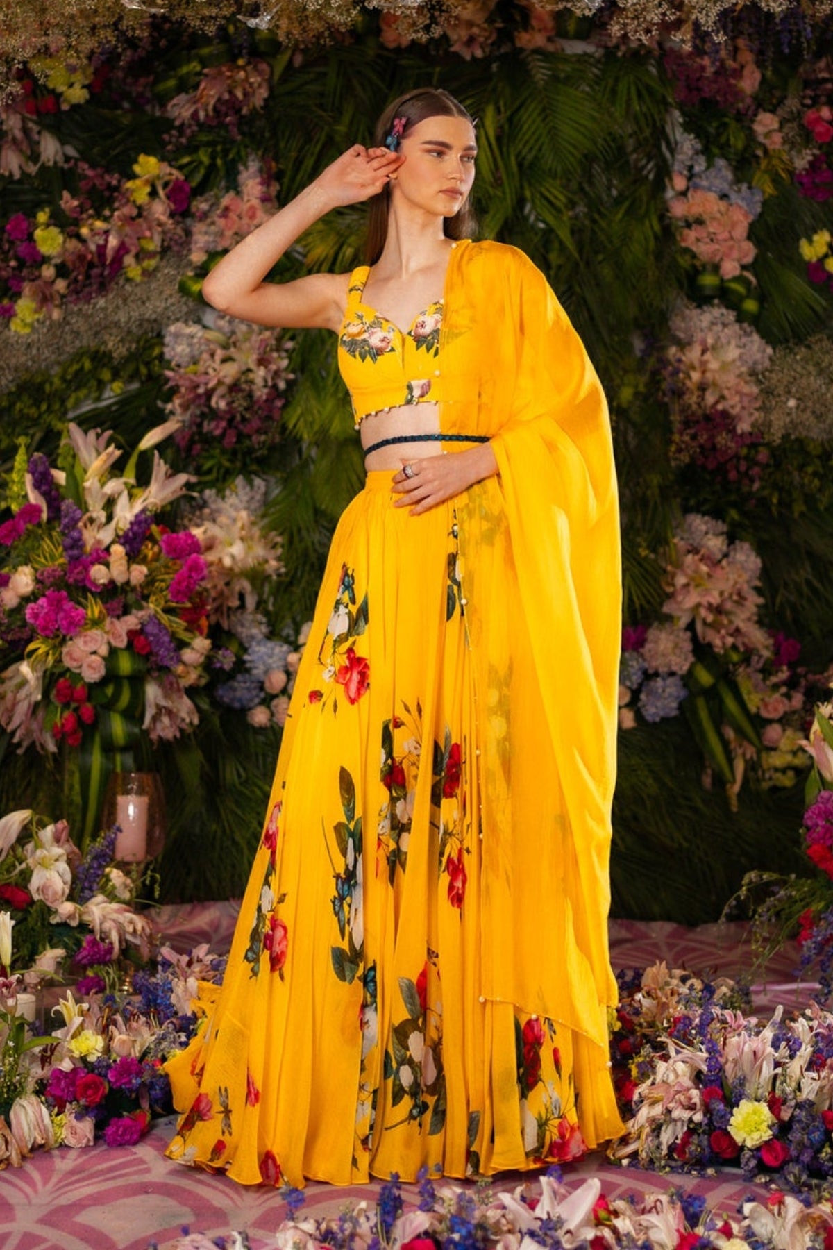 LEHENGA SET-YELLOW
