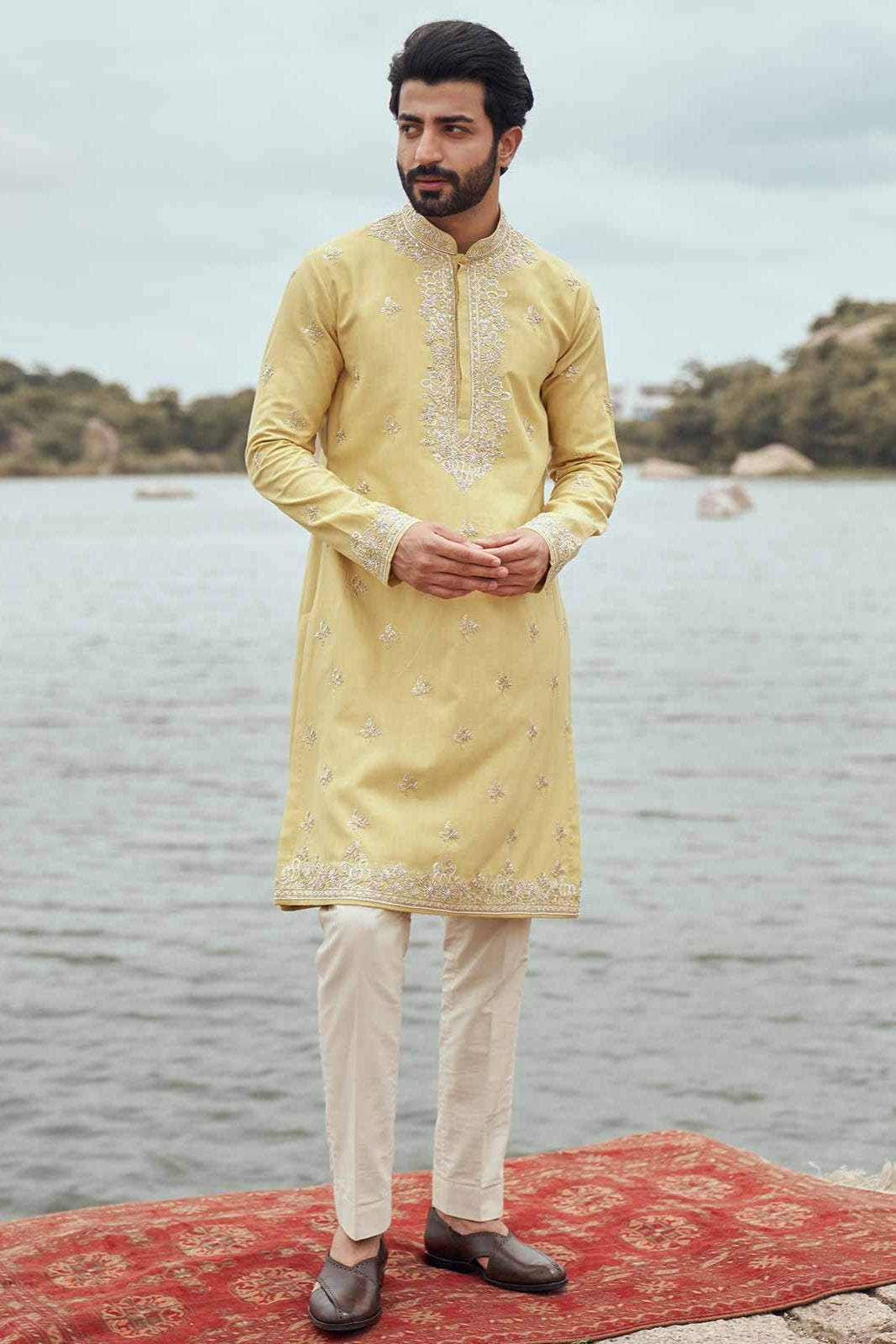 ZARDOZI EMB KURTA SET