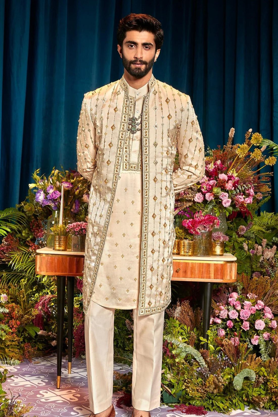 GABRIEL - IVORY SHERWANI SET