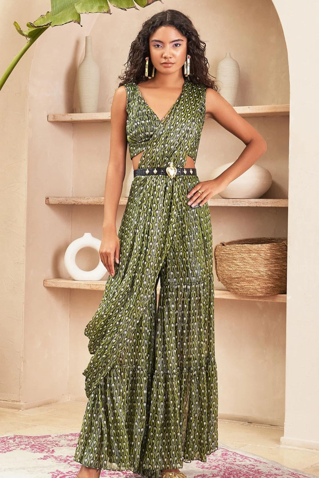 FREYAH - SHARARA SARI SET