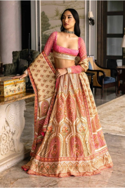 CLIO PRINTED LEHENGA SET