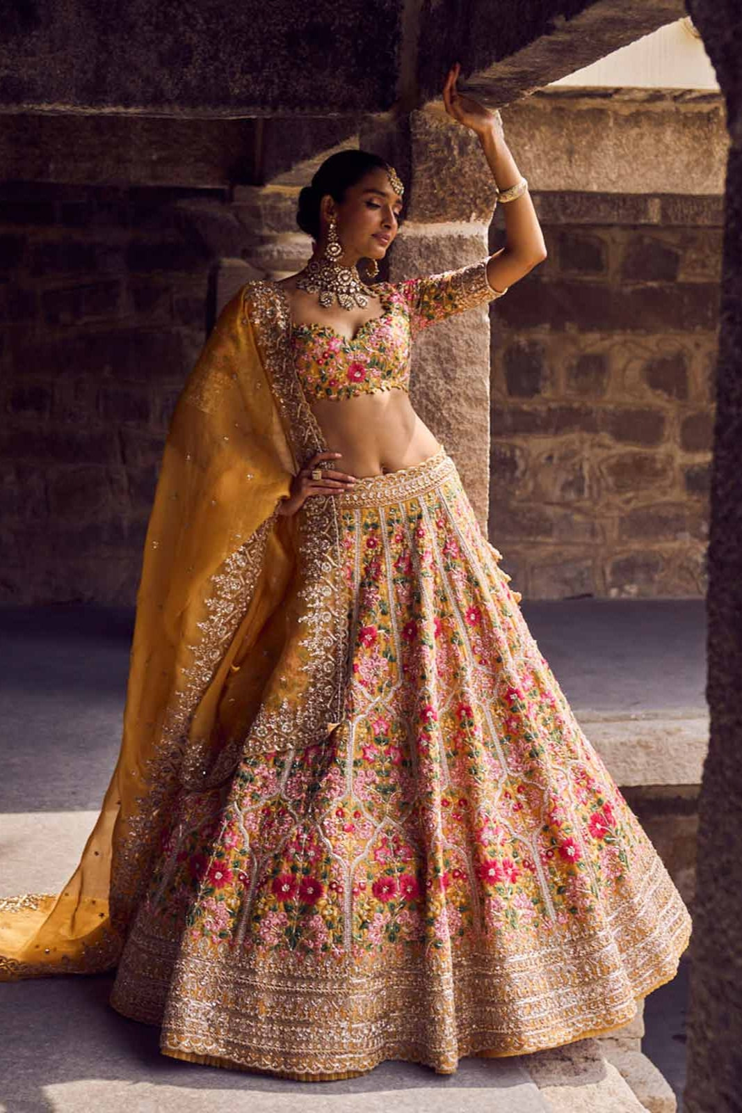 MUGHAL GARDEN LEHENGA SET