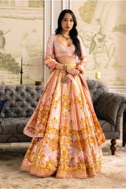 GAIA PRINTED LEHENGA SET