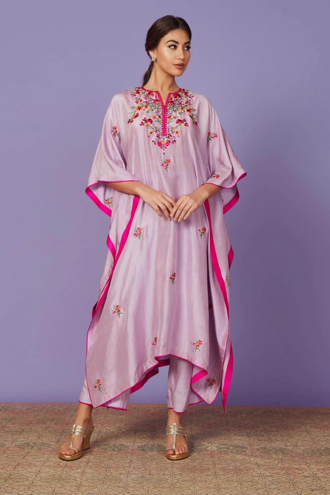 MULTI THREAD WORK KAFTAN SET