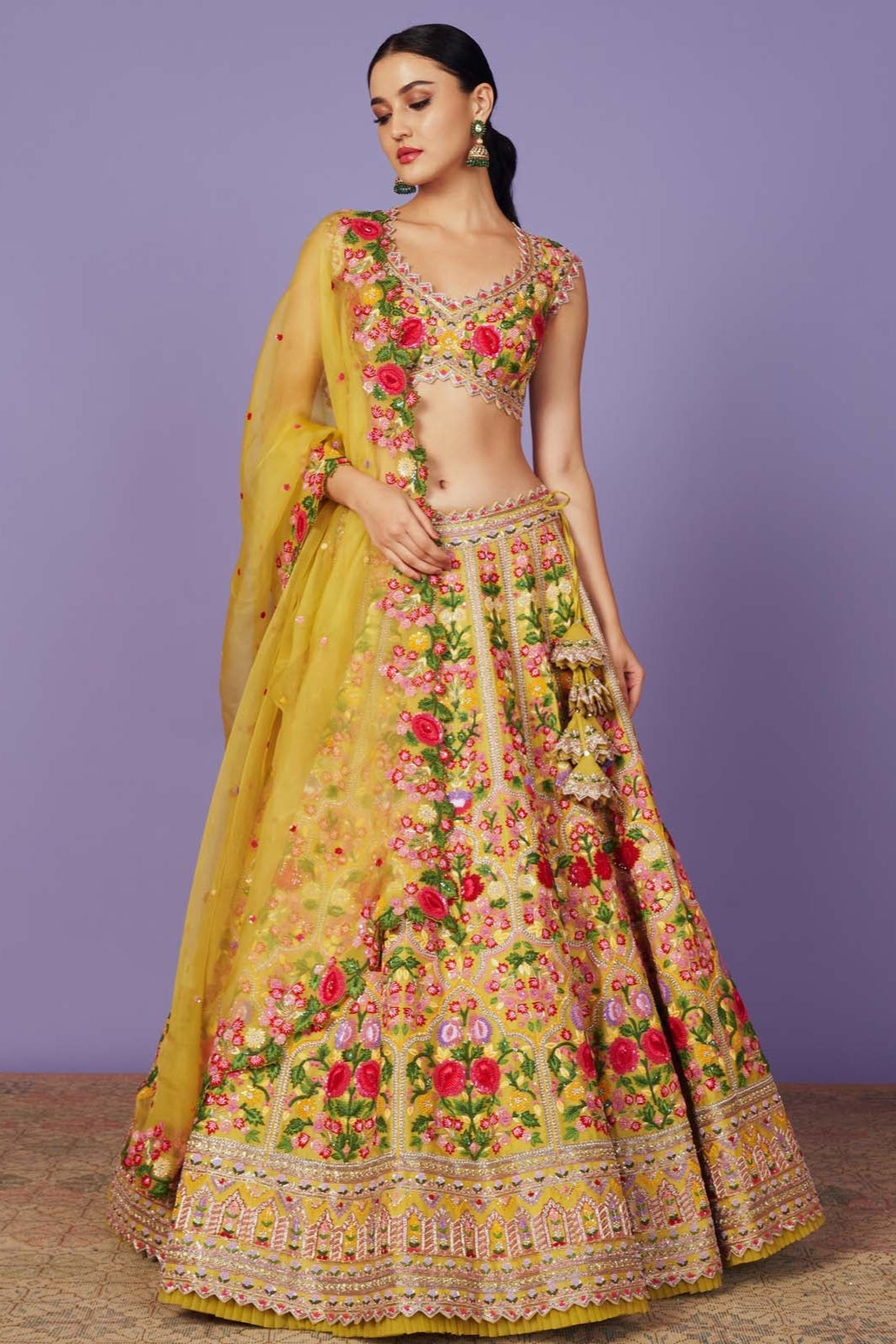 BAGEECHA LEHENGA SET