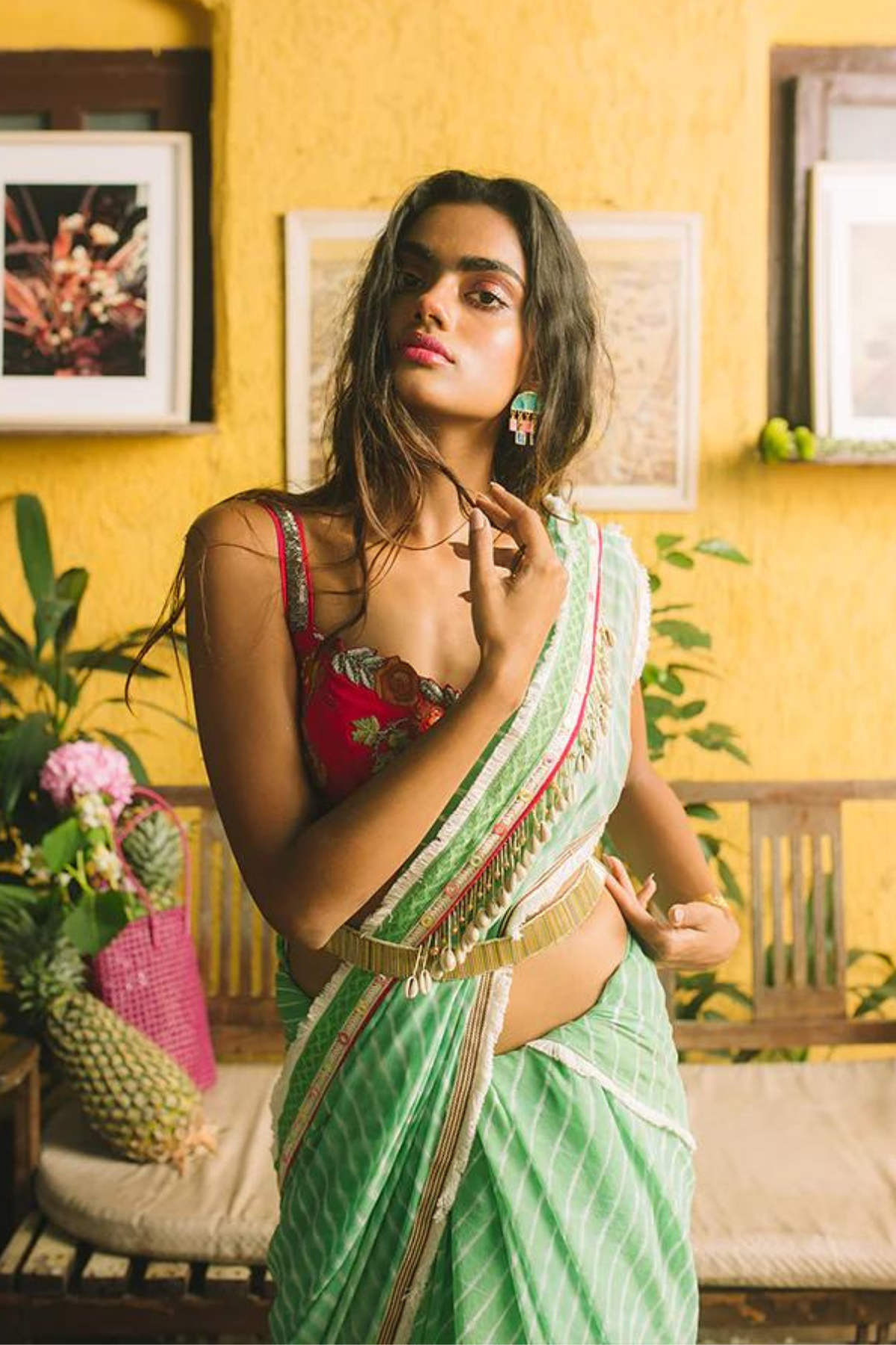 A LOT OF COTTON CANDY SARI