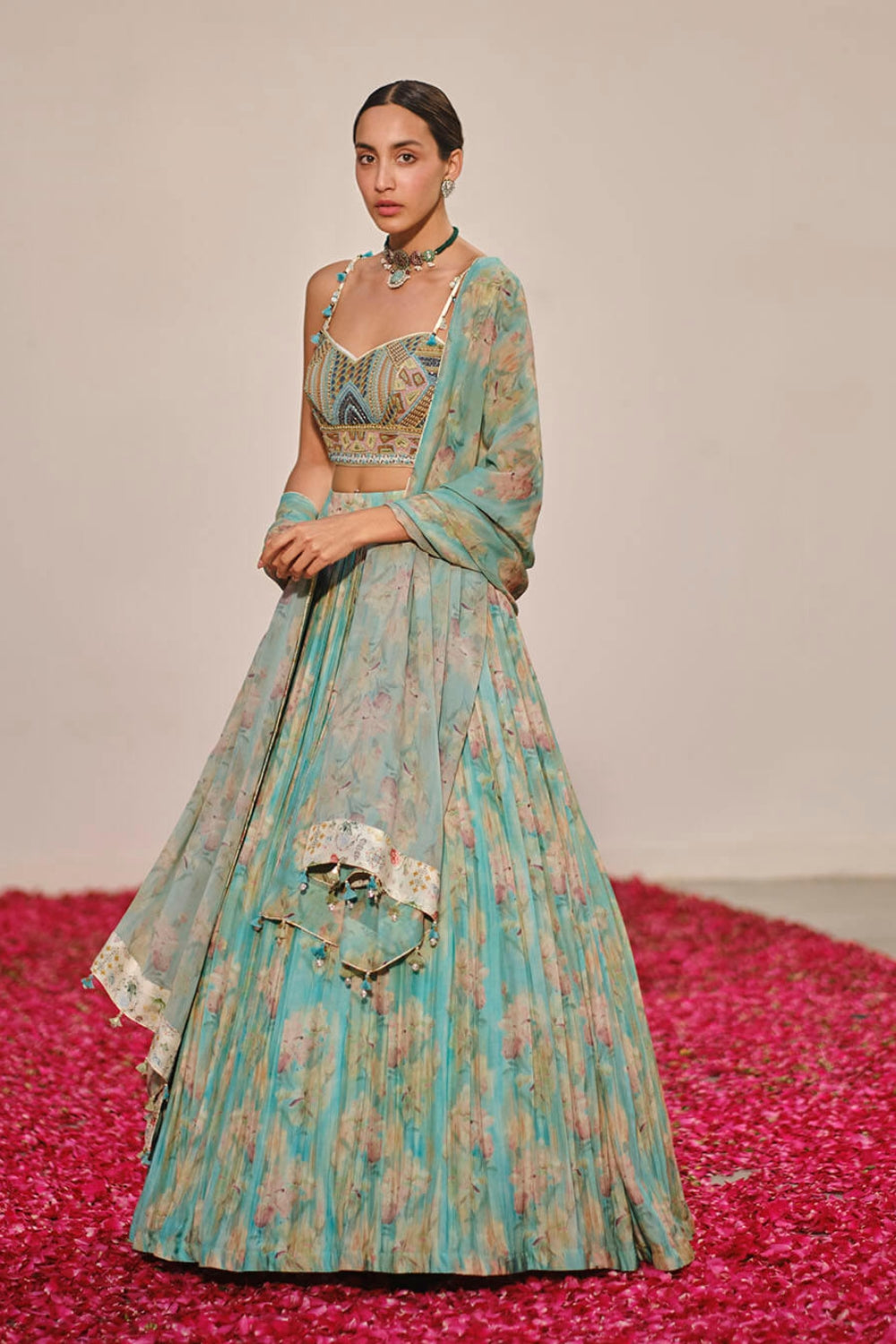 Blue Shore Lehenga