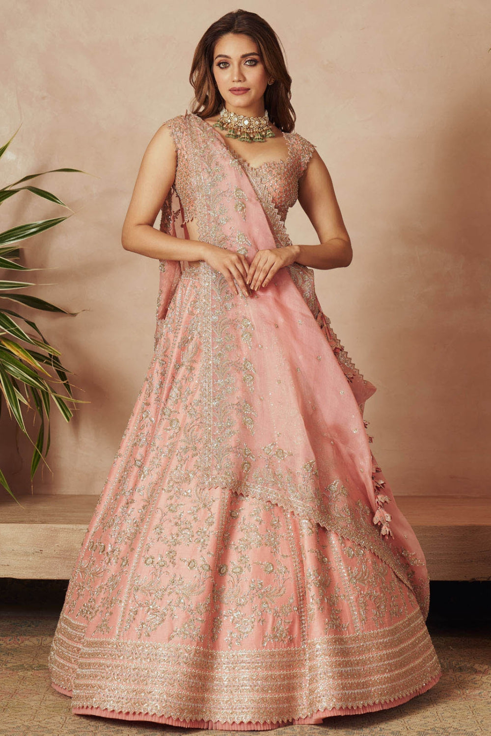 PINK AASTRA LEHENGA SET