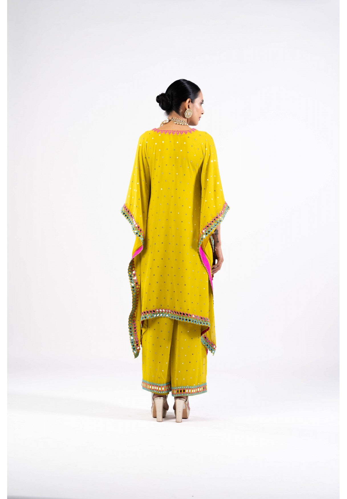 Moss Green Kaftan Set