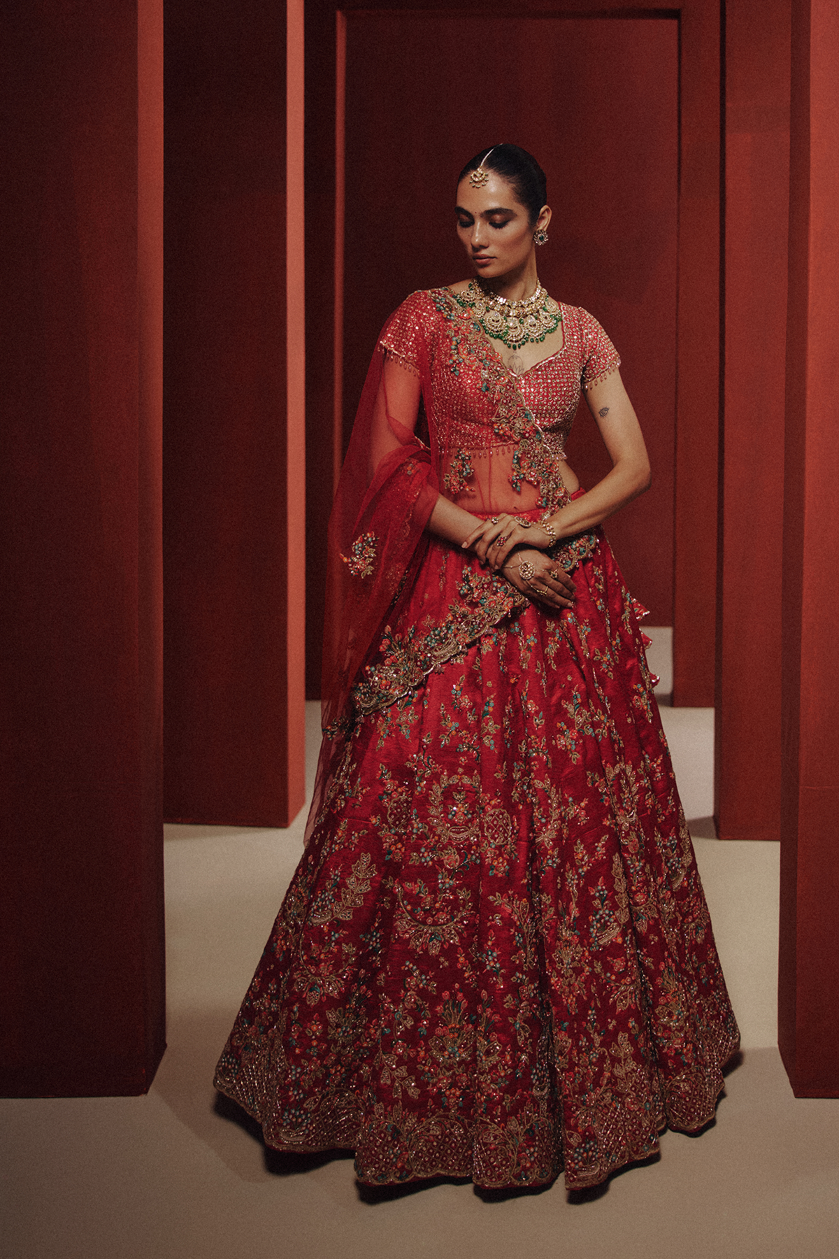 Imperial Rouge Bridal Lehenga